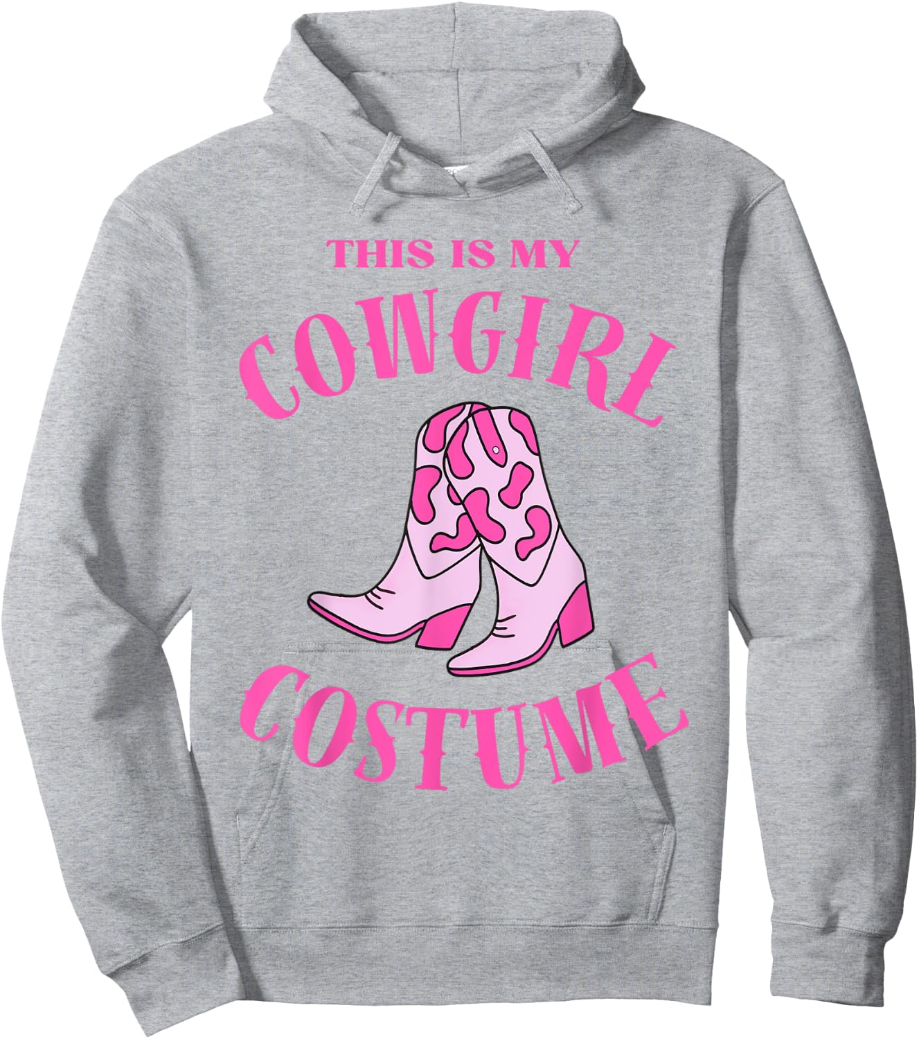 This Is My Cowgirl Costume Women Western Cowboy Rodeo Hoodie - Hoodie | Ash