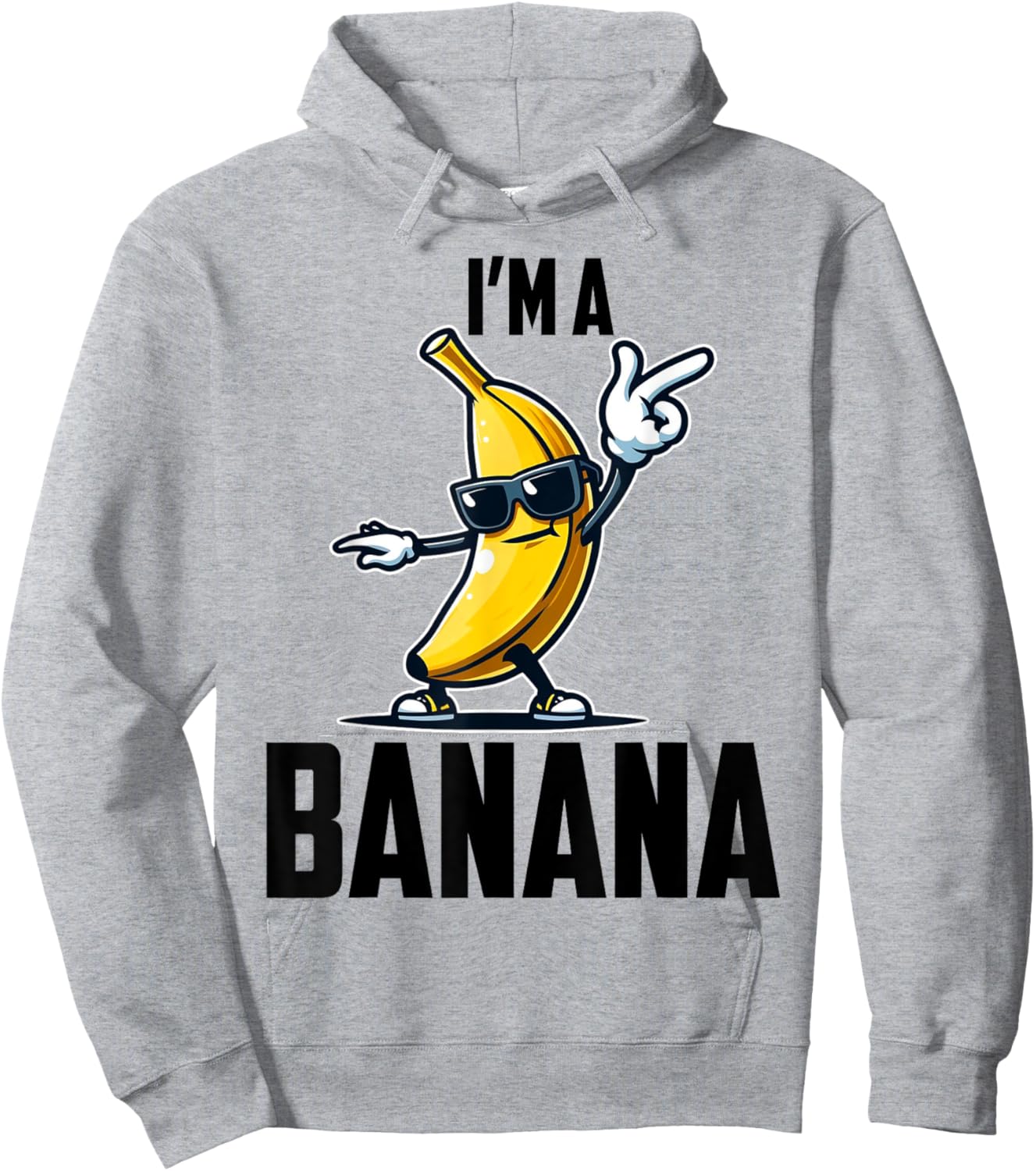 I'm A Banana Shirt Cute Funny Banana Costume Men Women Kids Hoodie - Hoodie | Ash