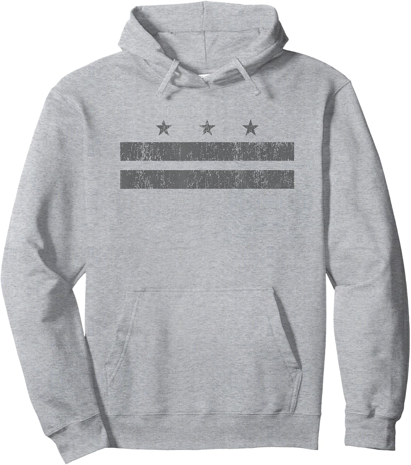 Vintage Washington DC District Retro Columbia Flag Shirt Men Hoodie - Hoodie | Ash