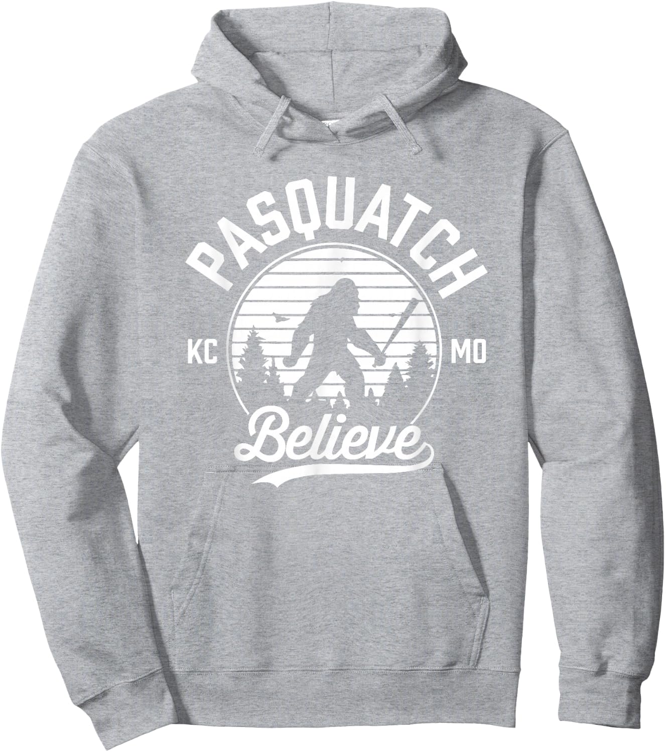 KC PASQUATCH BELIEVE Kids Pasquatch Kansas City Hoodie - Hoodie | Ash