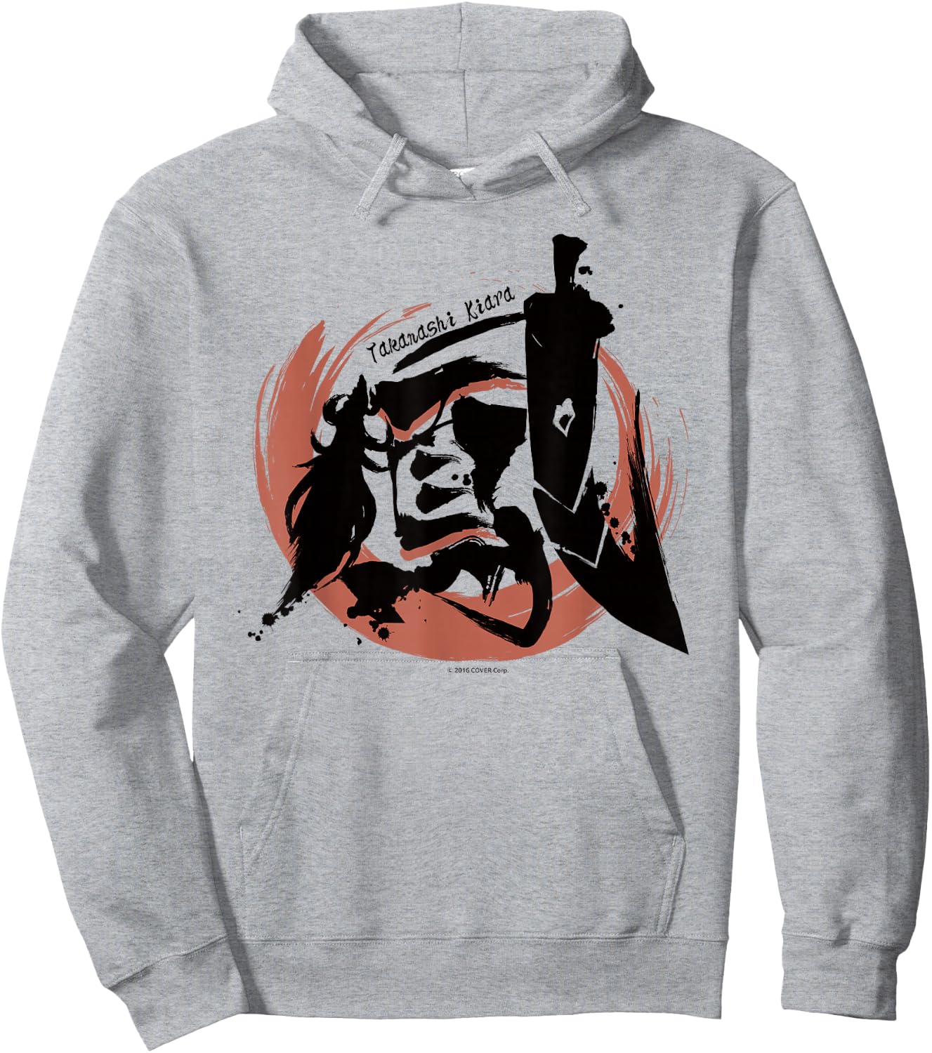 【Takanashi Kiara】hololive KANJI - 鳳 Hoodie - Hoodie | Ash