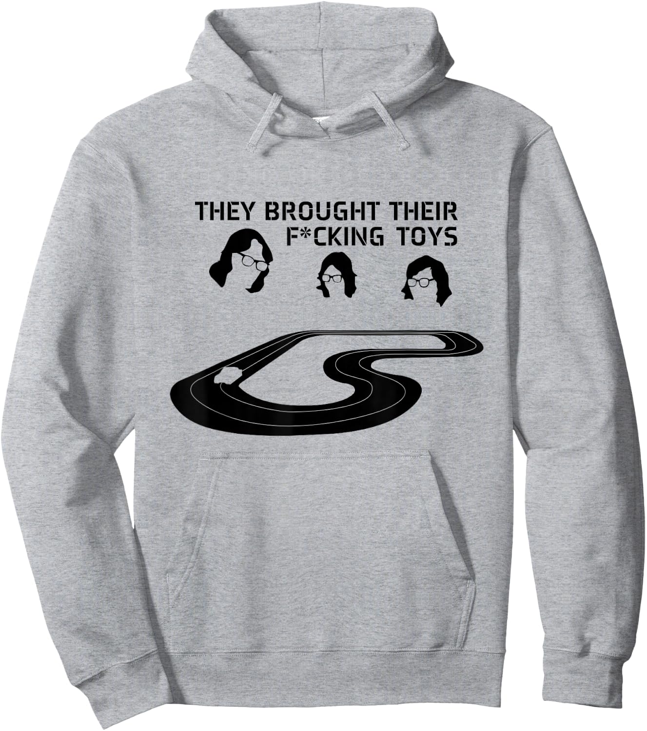 Slap Shot Brothers - They Brought Their Toys Shirt Hoodie - Hoodie | Ash