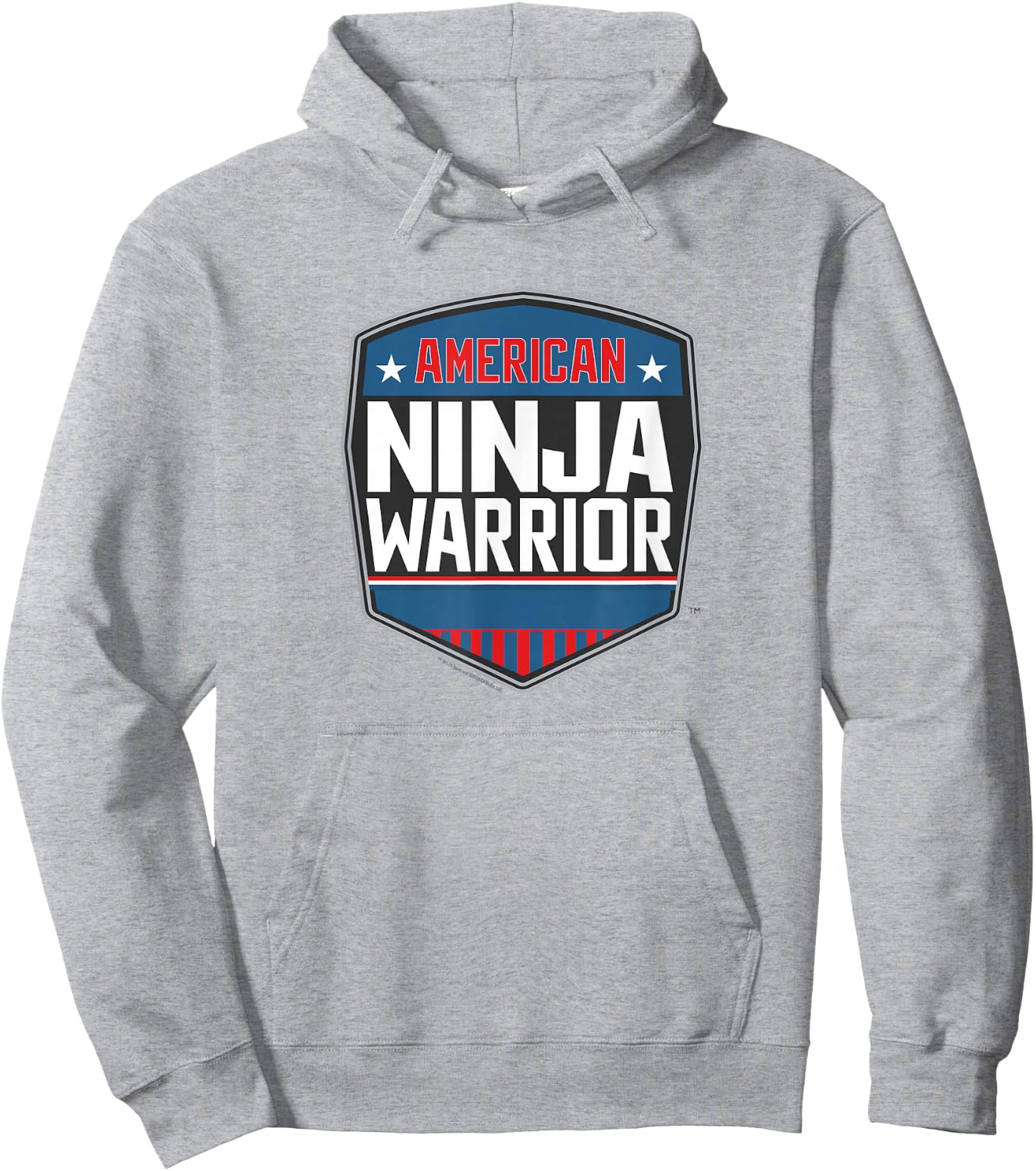American Ninja Warrior Logo Standard Hoodie - Hoodie | Ash