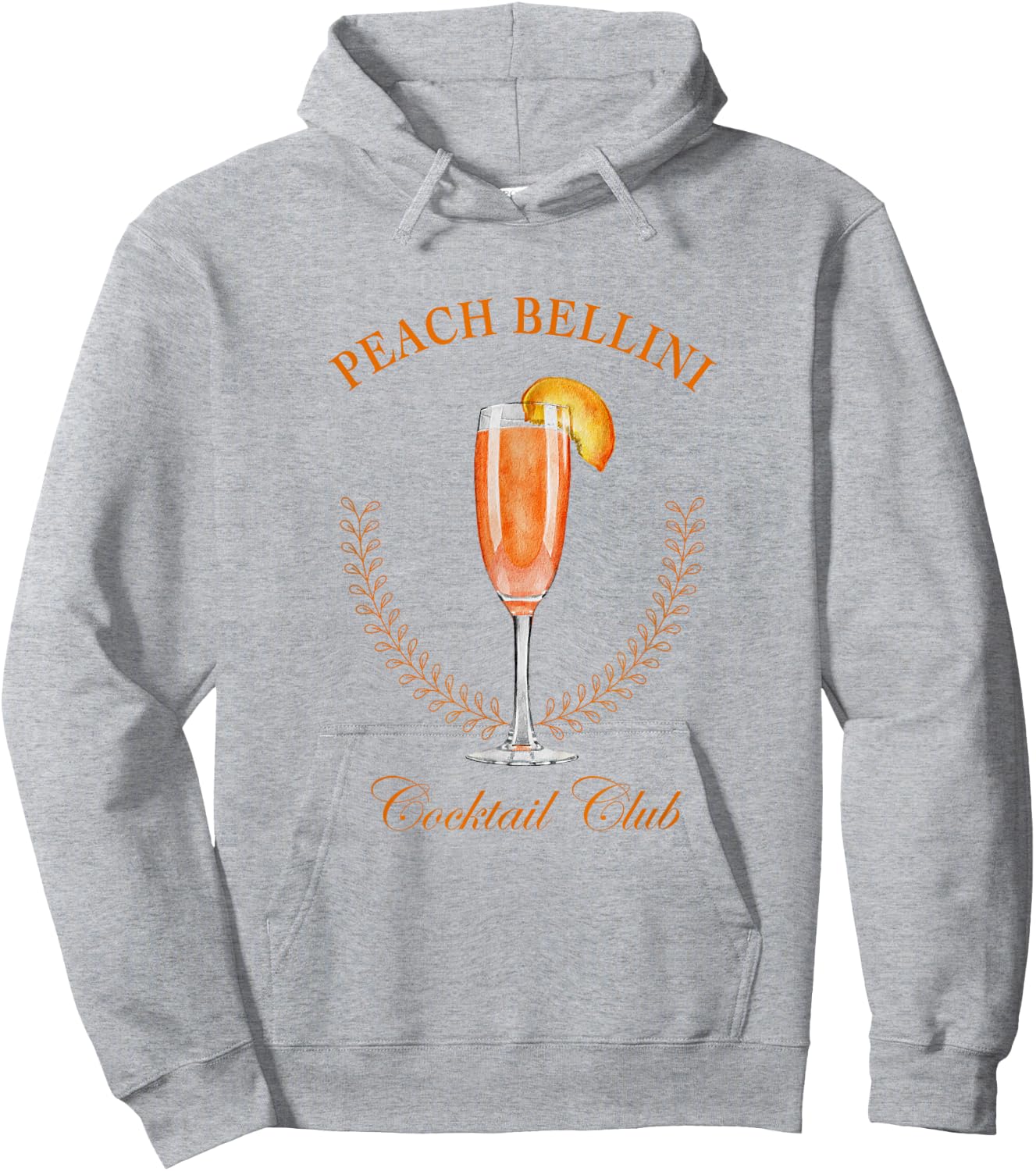 Peach Bellini Cocktail Club Hoodie - Hoodie | Ash