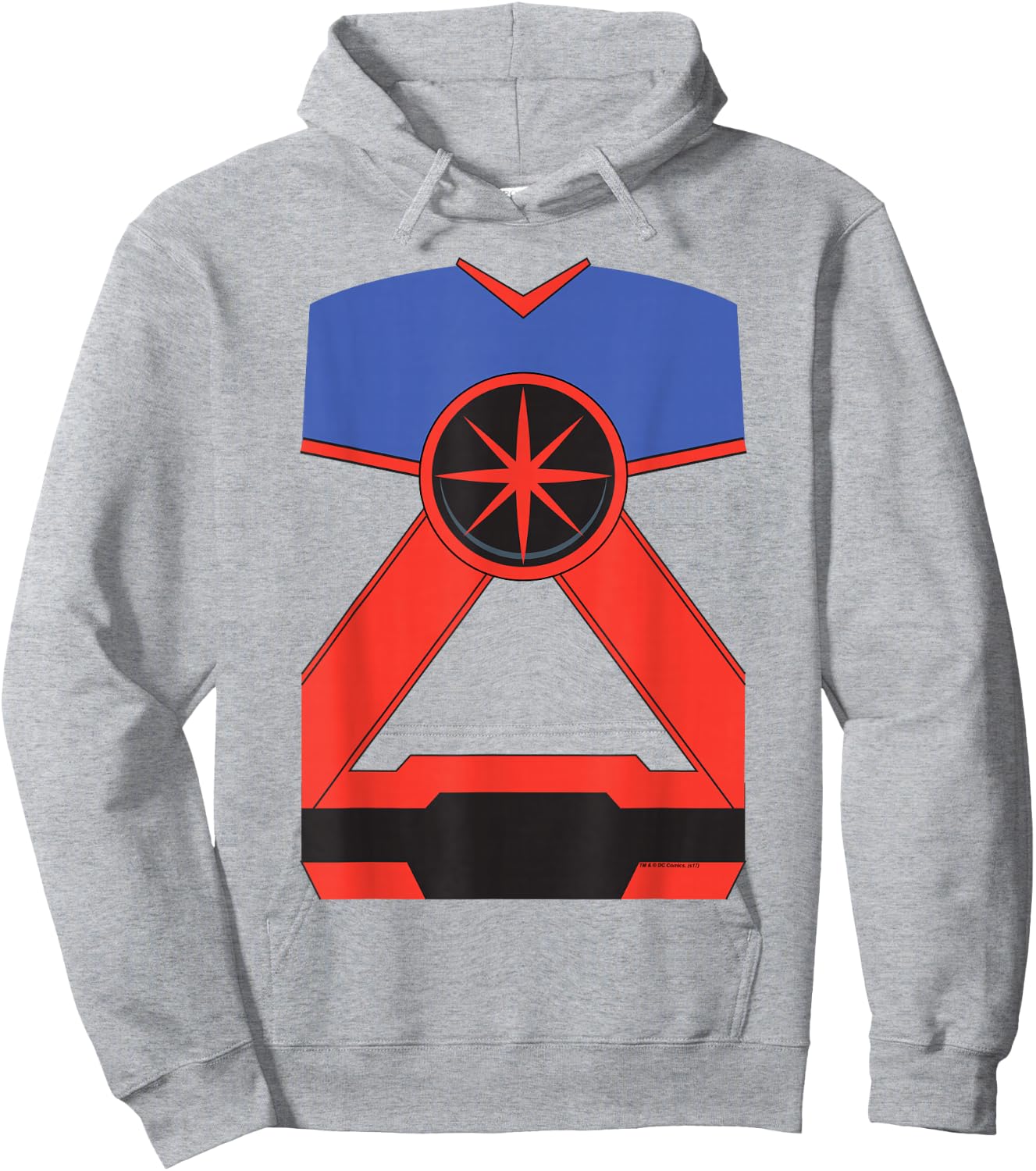 Justice League Martian Manhunter Uniform Halloween Costume Hoodie - Hoodie | Ash
