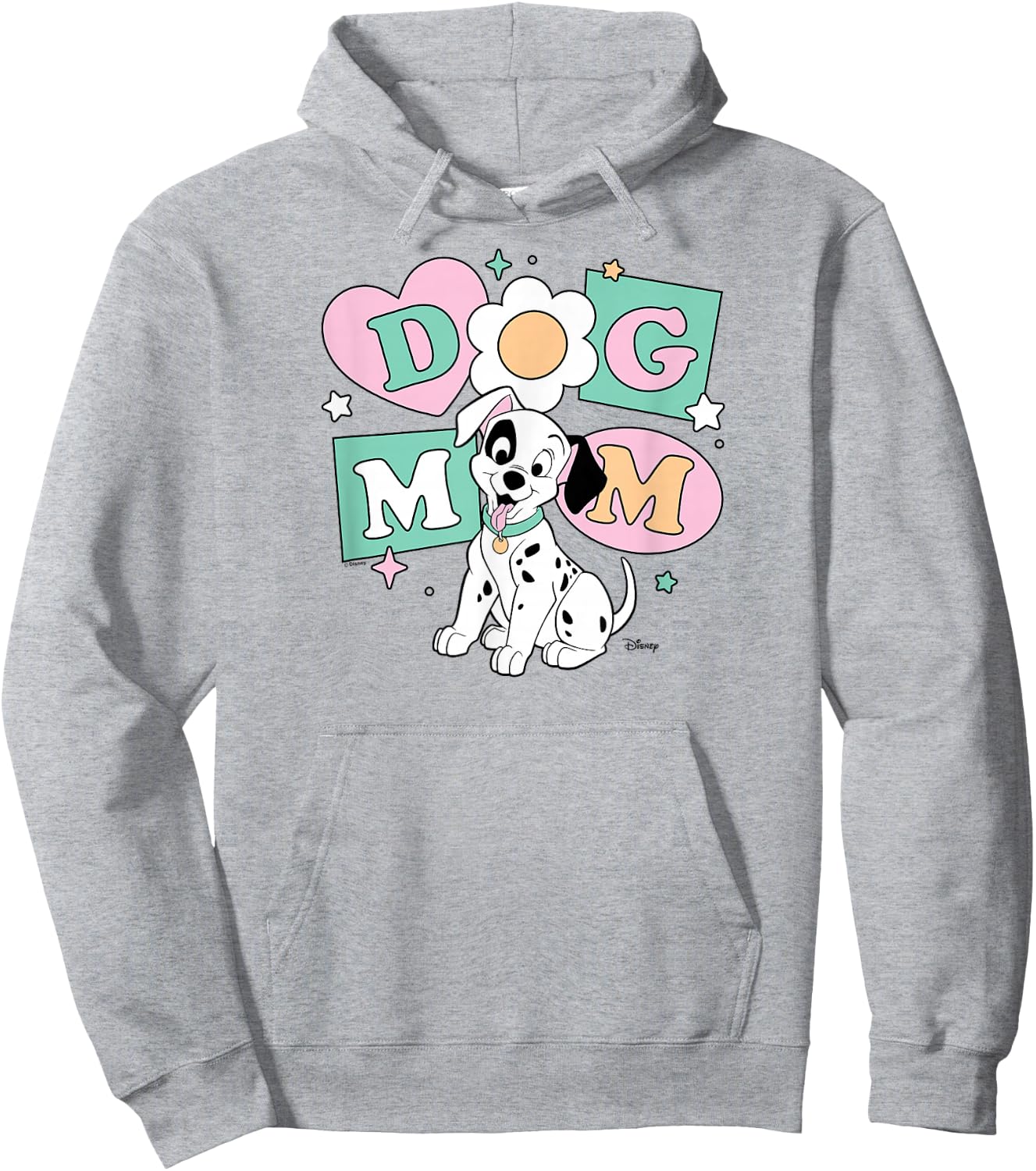 101 Dalmatians - Spot The Puppy Dog Mom Hoodie - Hoodie | Ash