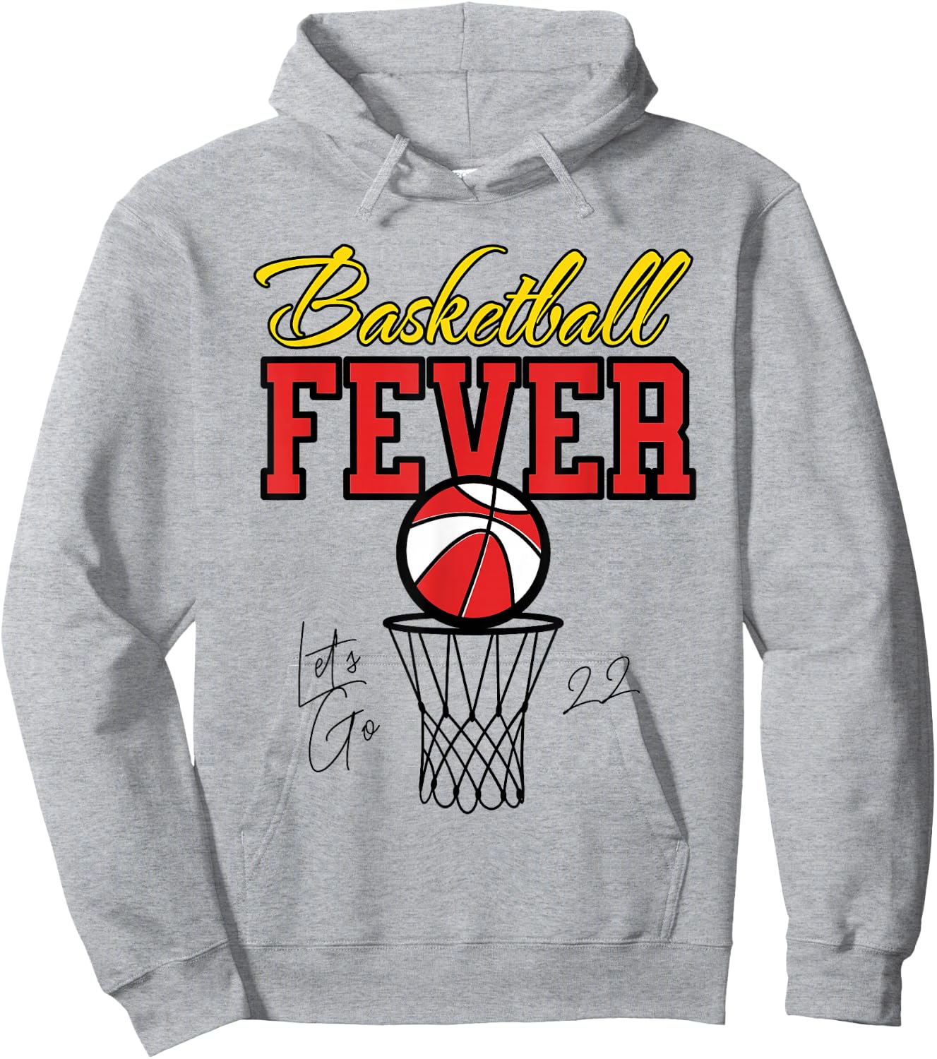 Basketball Fever Women's Basketball Hoodie - Hoodie | Ash