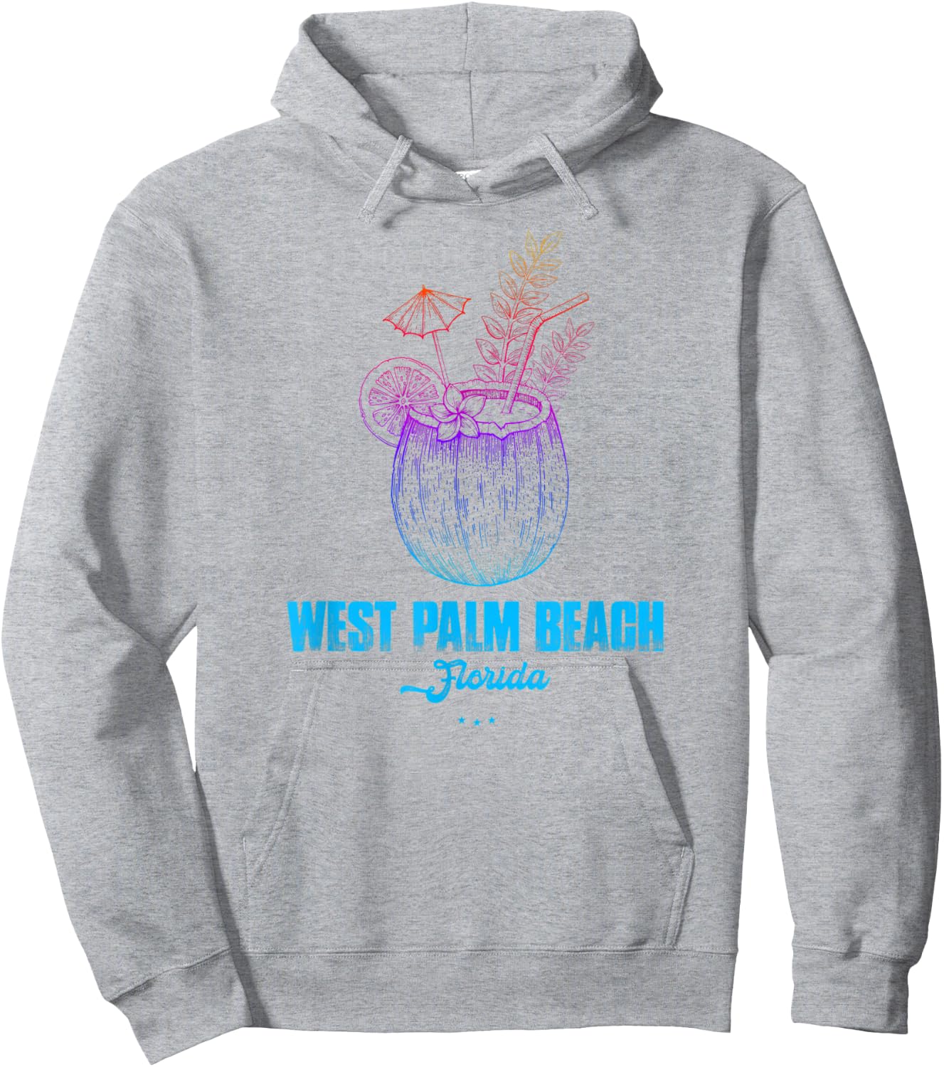 West Palm Beach Souvenir - Florida Reminder Women Hoodie - Hoodie | Ash