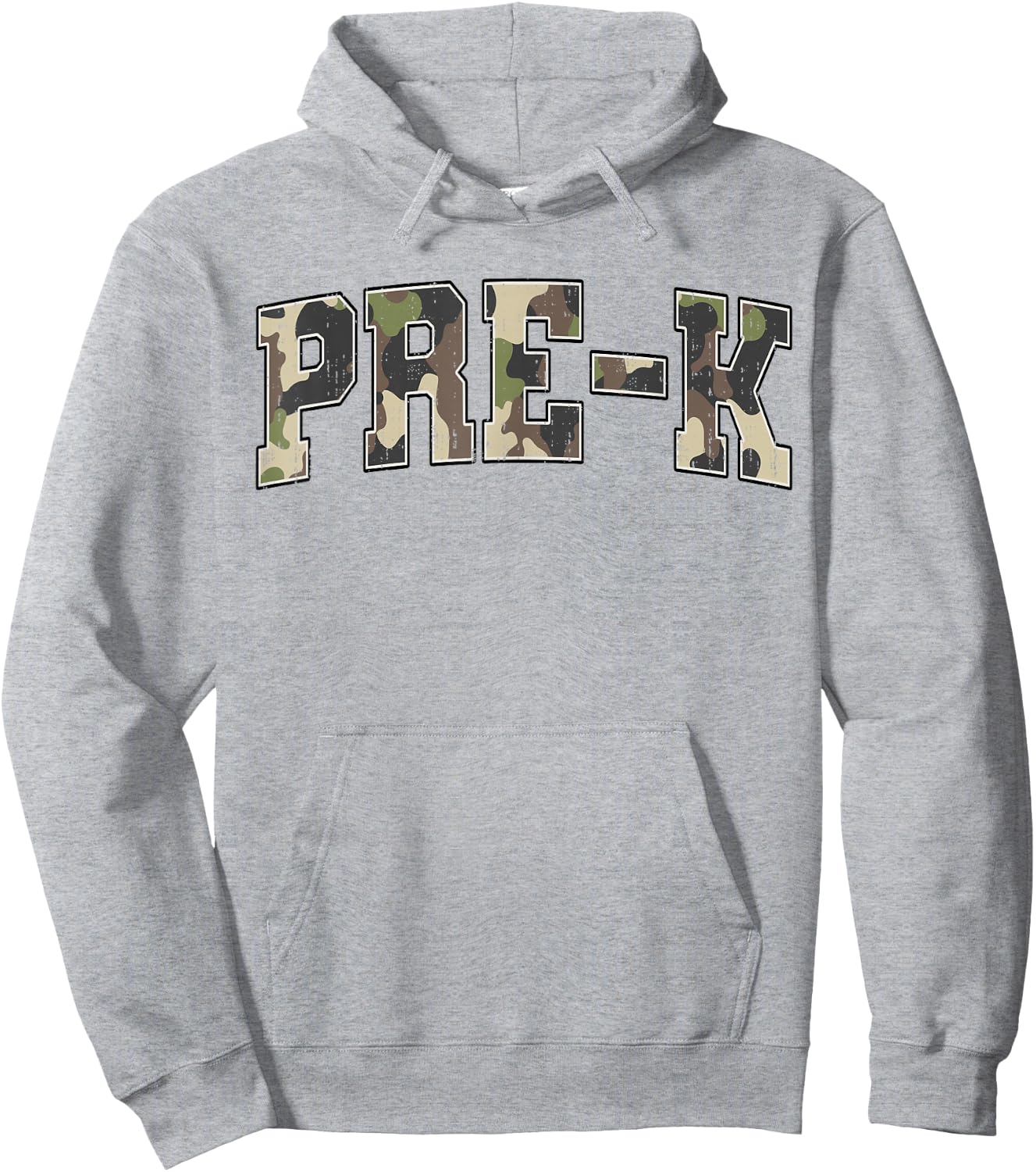 Vintage Pre K Old Camo Back to School Boys Kid Girl Teachers Hoodie - Hoodie | Ash