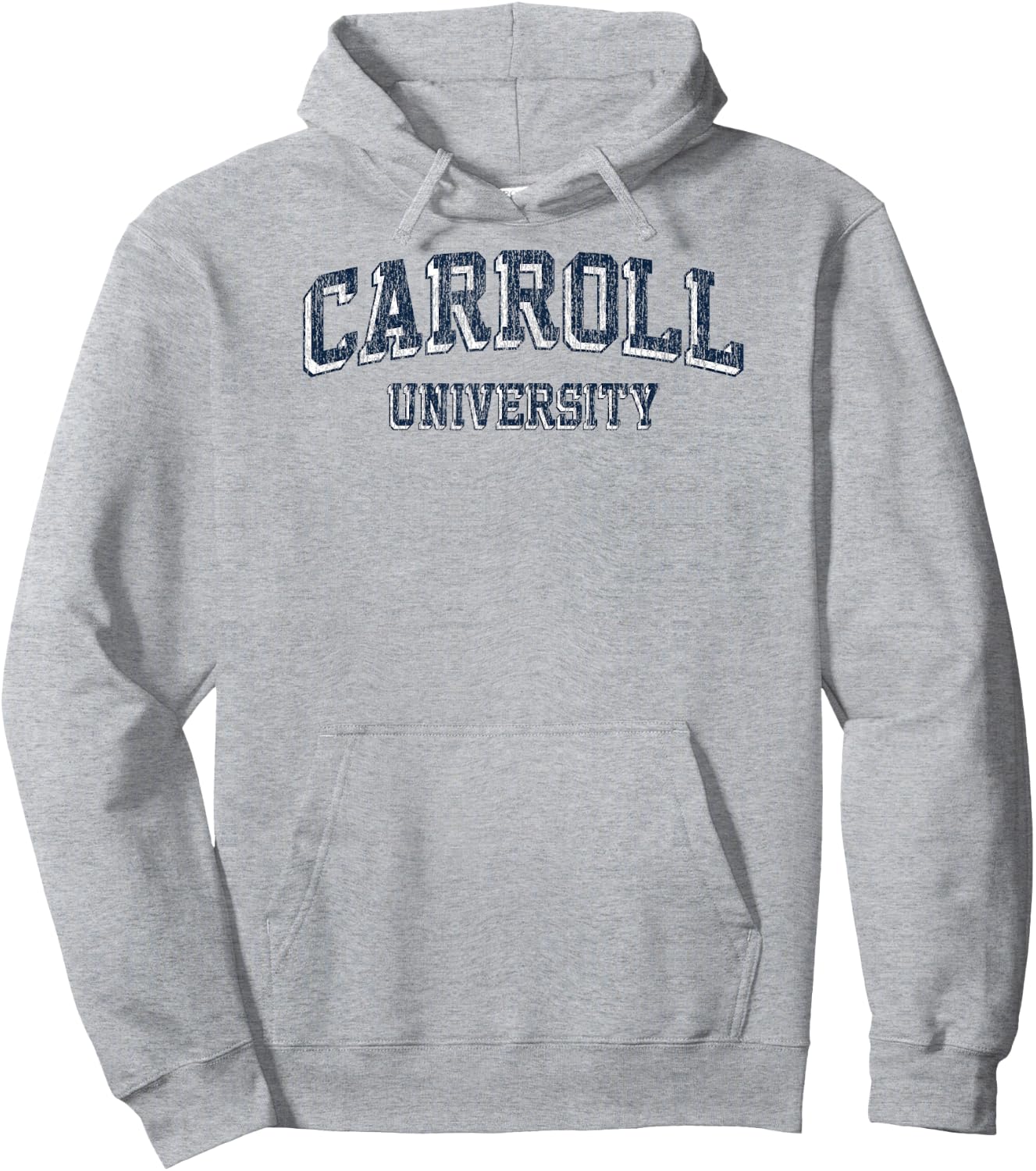 Carroll Pioneers Retro Arch Orange Officially Licensed Hoodie - Hoodie | Ash