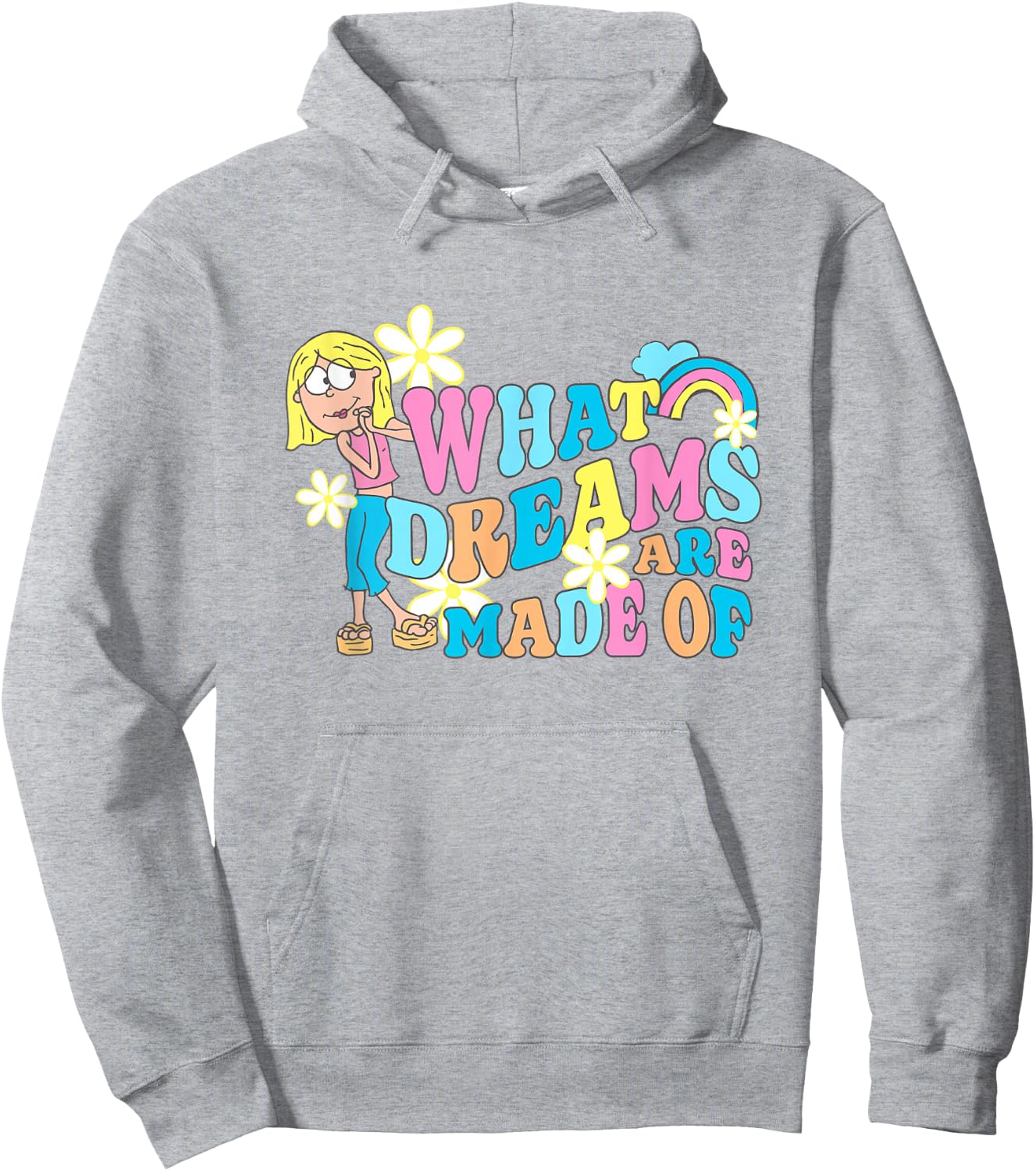 Disney Lizzy McGuire What Dreams Are Made Of Iconic Big Logo Hoodie - Hoodie | Ash