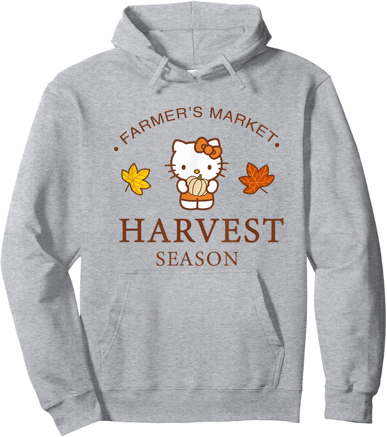 Hello Kitty Harvest Season Farmer's Market Hoodie - Hoodie | Ash