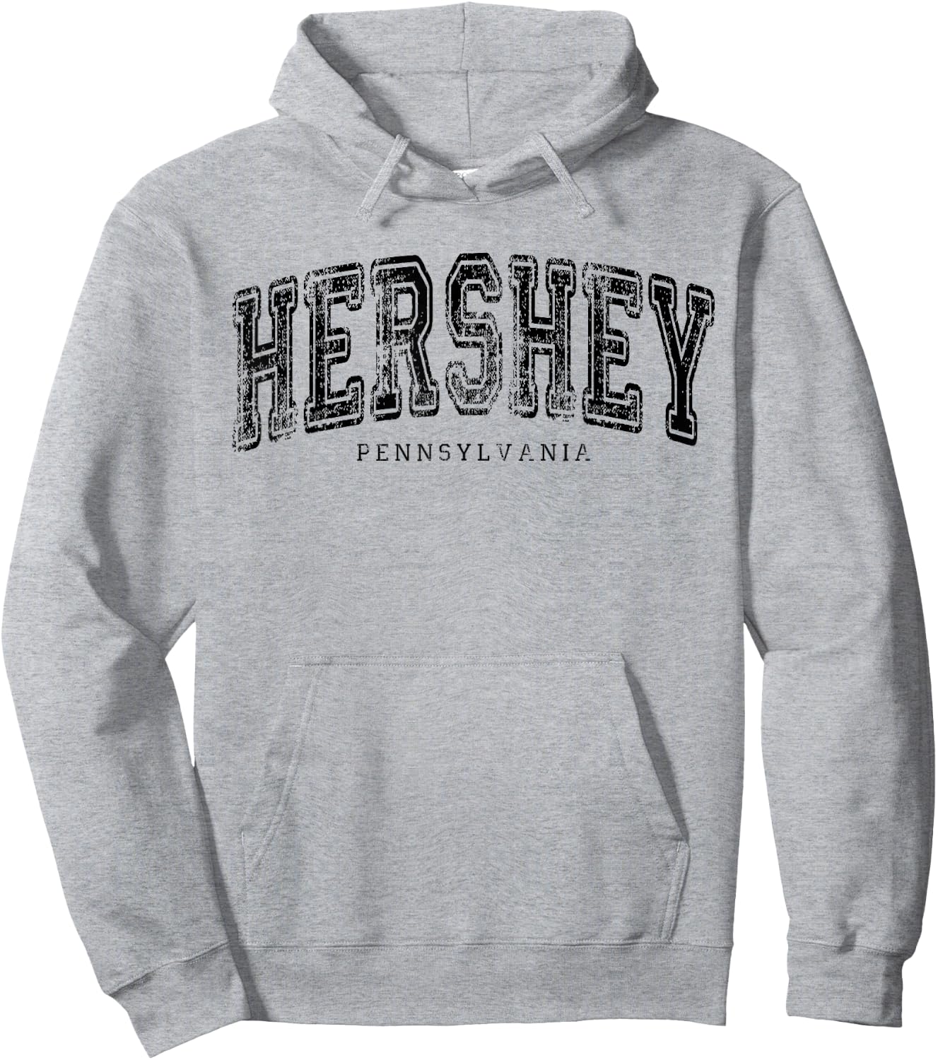 Hershey Pennsylvania Vintage Retro US City State Travel Hoodie - Hoodie | Ash