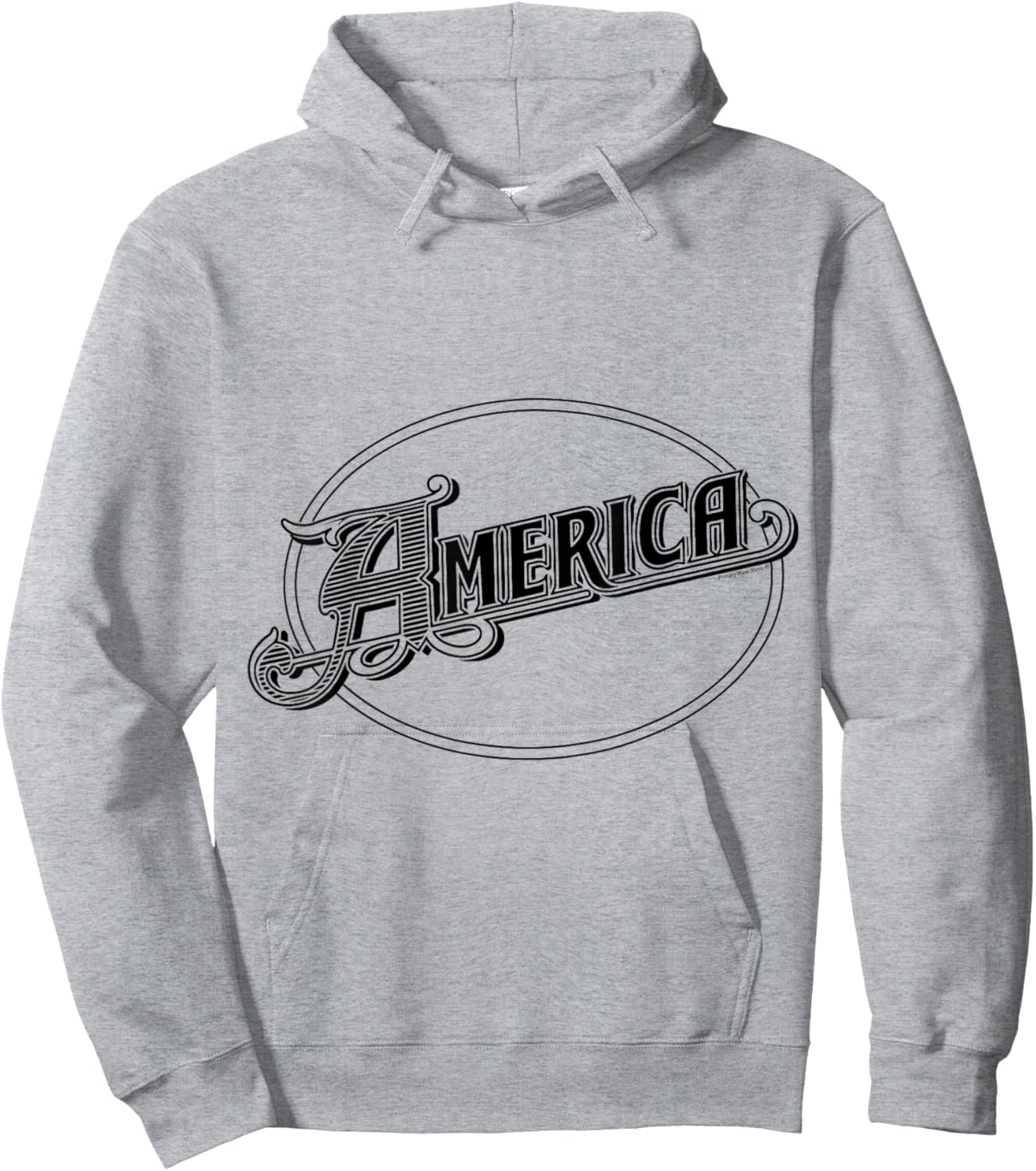 Officiel America The Band Logo Hoodie - Hoodie | Ash