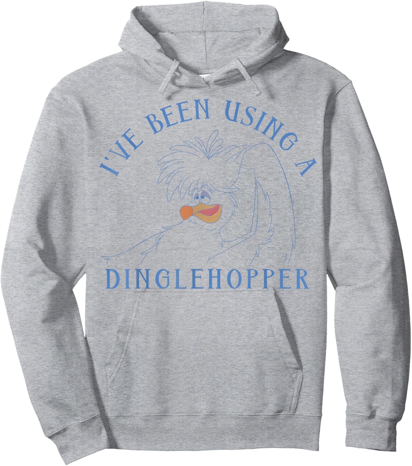 Disney The Little Mermaid Scuttle Using A Dinglehopper Hoodie - Hoodie | Ash