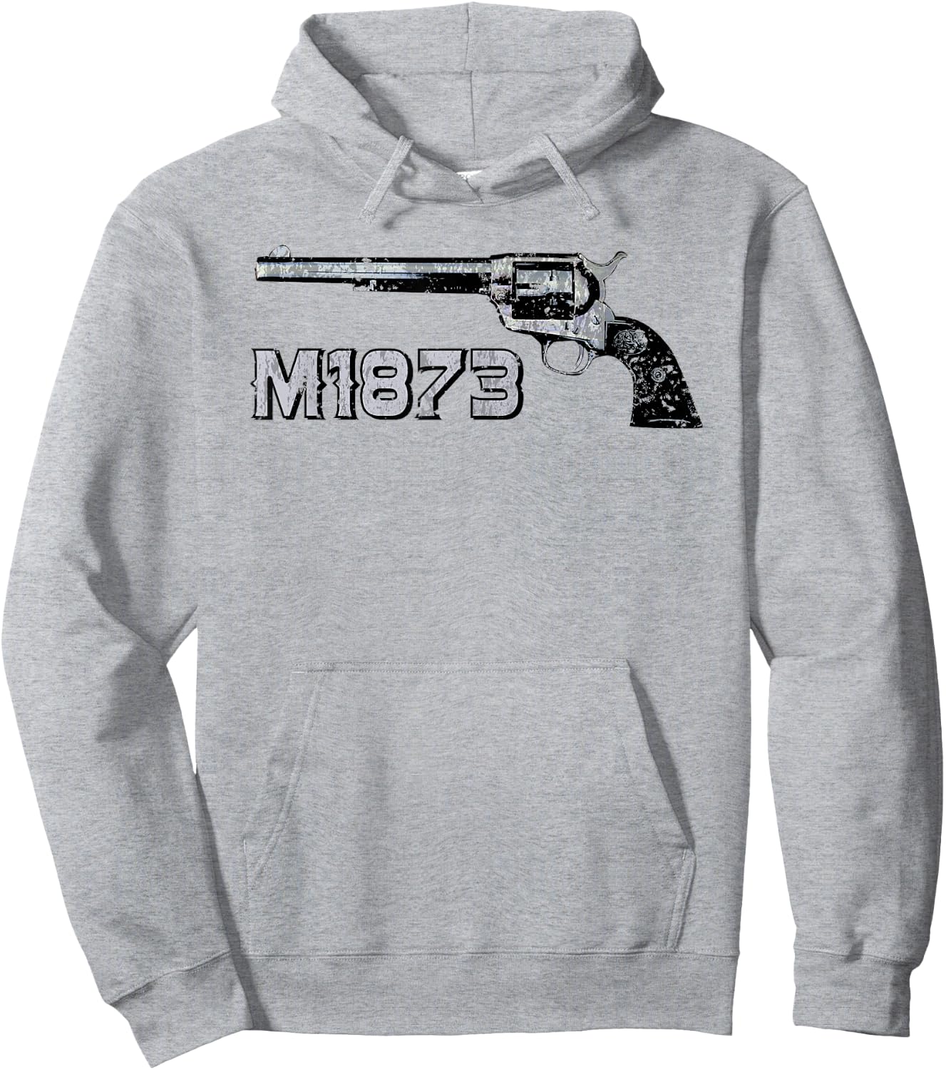 Revolver SAA M1873 Single Action Army Hoodie - Hoodie | Ash