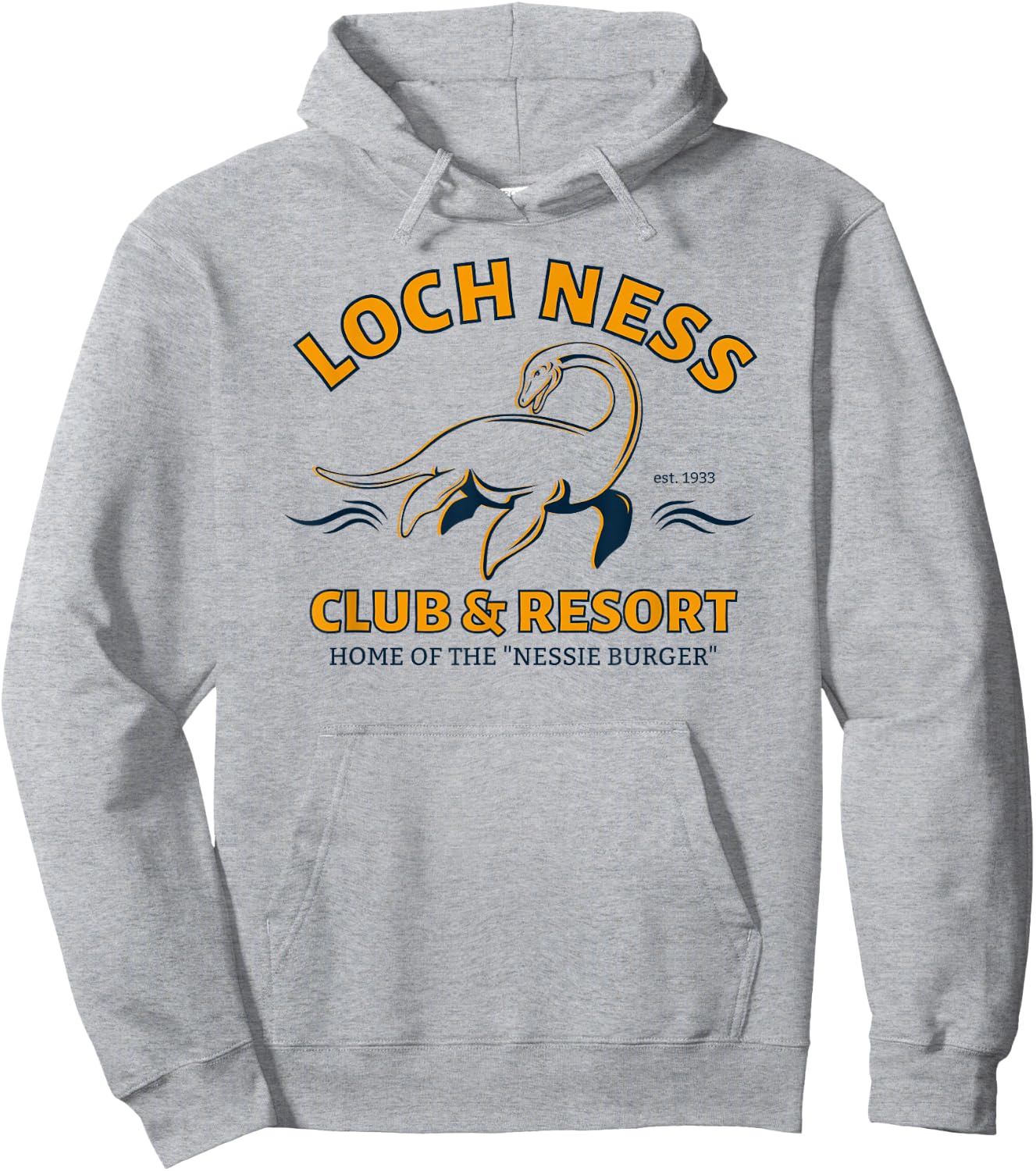 Loch Ness Monster, Club & Resort, Scotland Legends Hoodie - Hoodie | Ash
