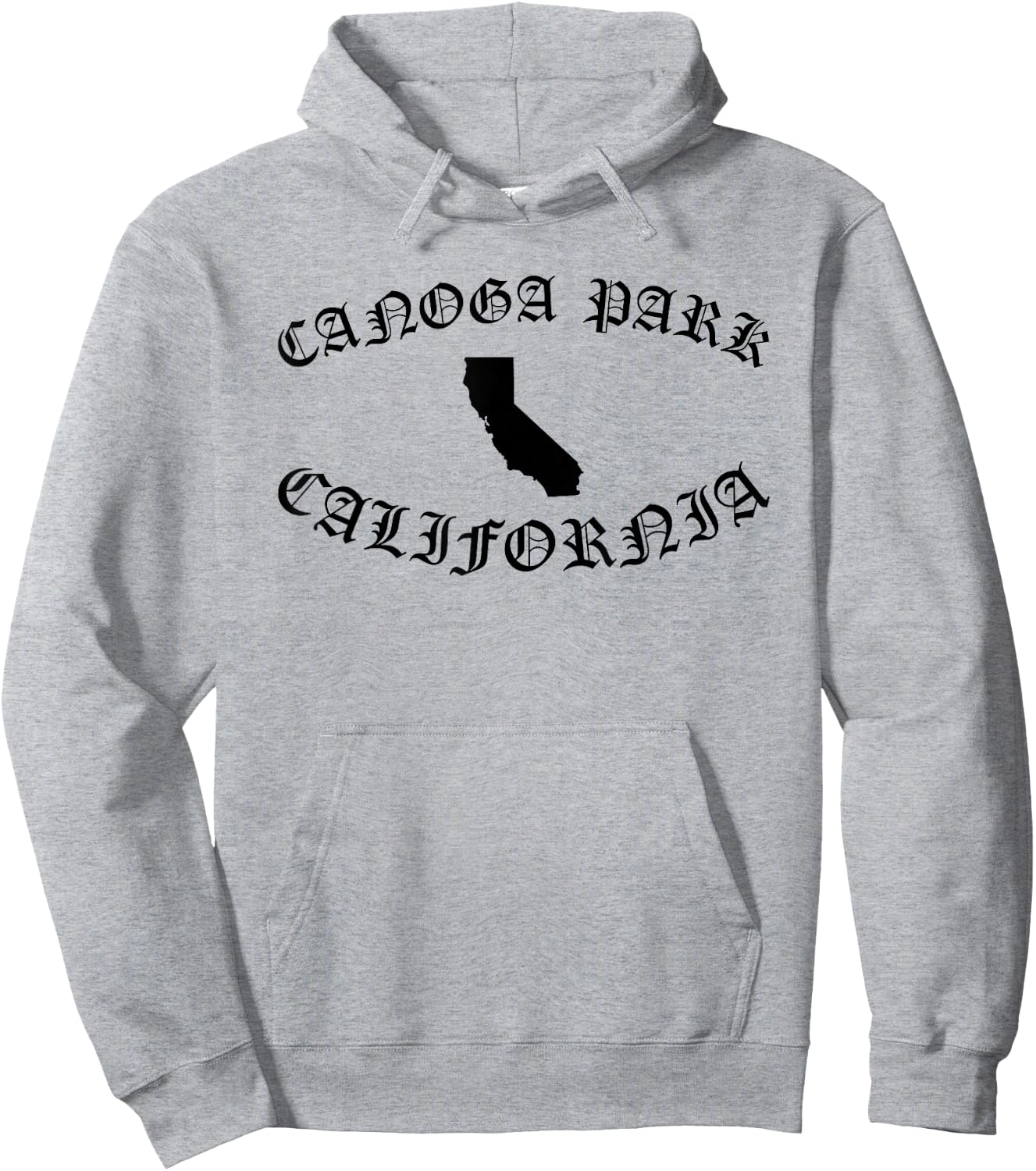 Canoga Park California Bear Retro 818 San Fernando Valley Hoodie - Hoodie | Ash