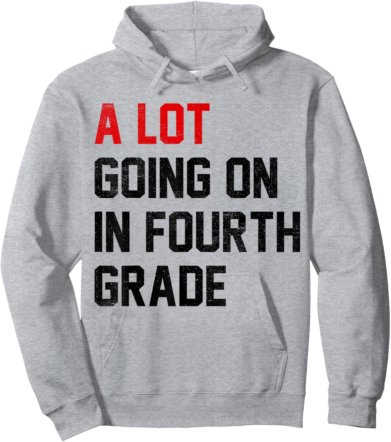 Teacher A Lot Going On In Fourth Grade Back To School Hoodie - Hoodie | Ash