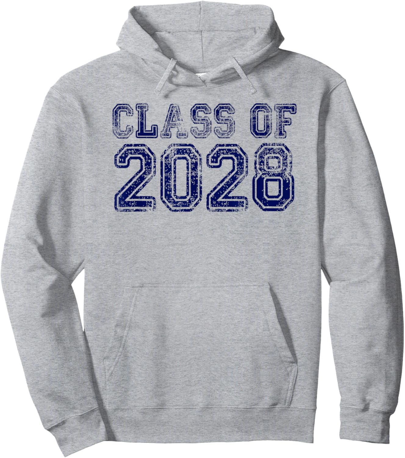 Class of 2028 Grow with Me Future Graduation Year Hoodie - Hoodie | Ash