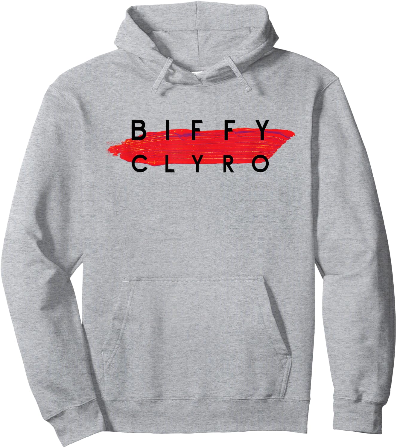 Biffy Clyro Brush Logo Hoodie - Hoodie | Ash
