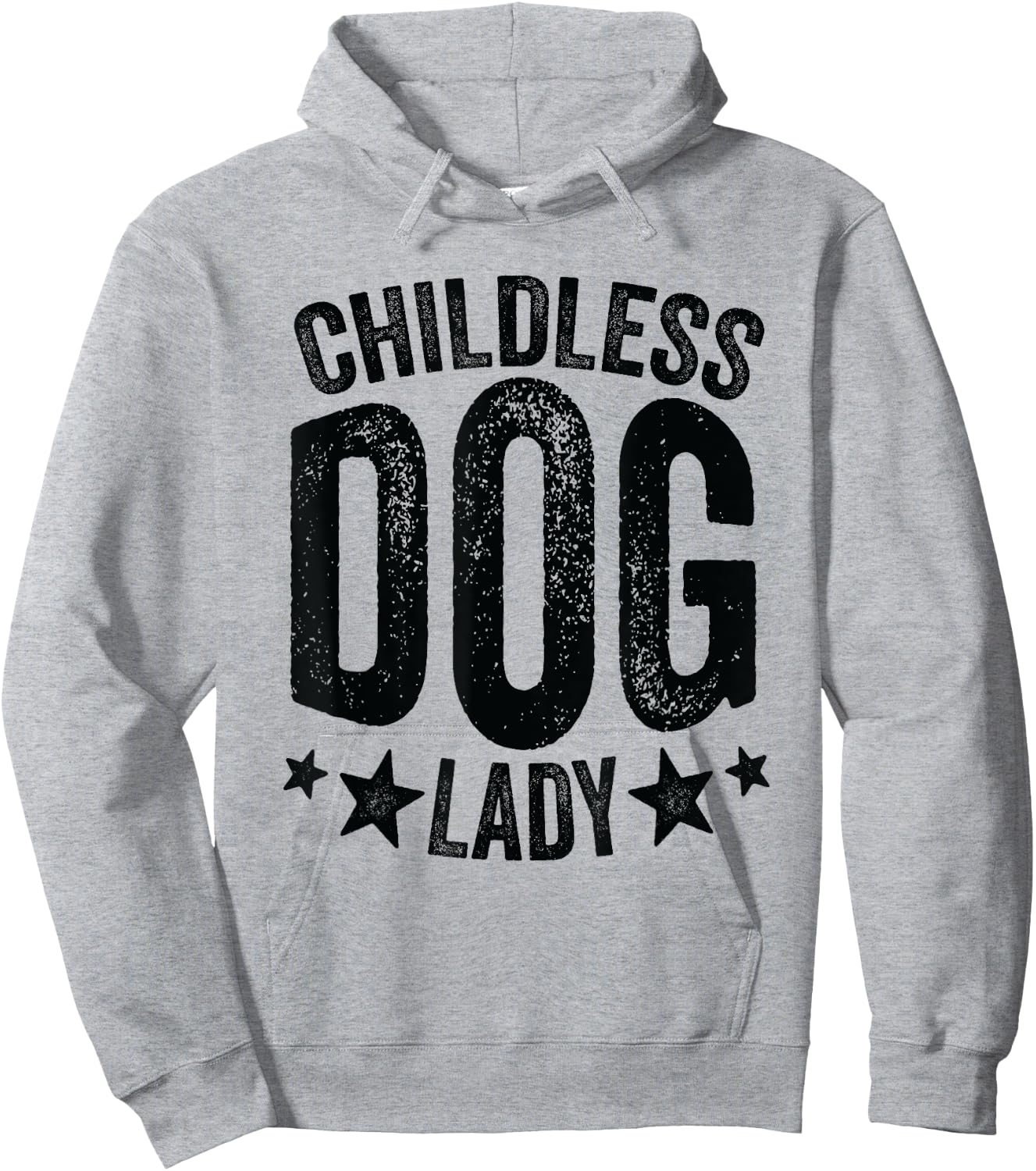 Childless Dog Lady, Funny Dog Mom, Funny Dog Owner, Dog Lady Hoodie - Hoodie | Ash