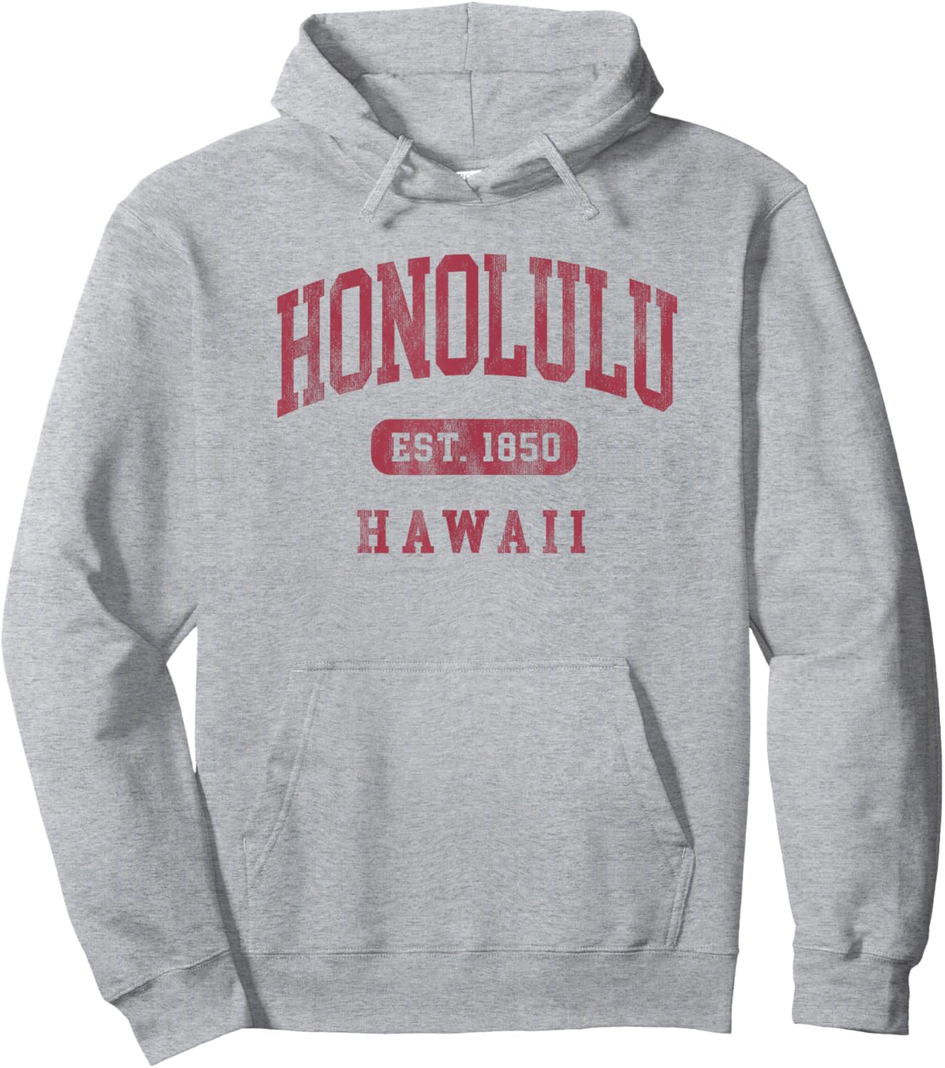 Honolulu Hawaii Souvenir Vintage Est 1850 Hoodie - Hoodie | Ash