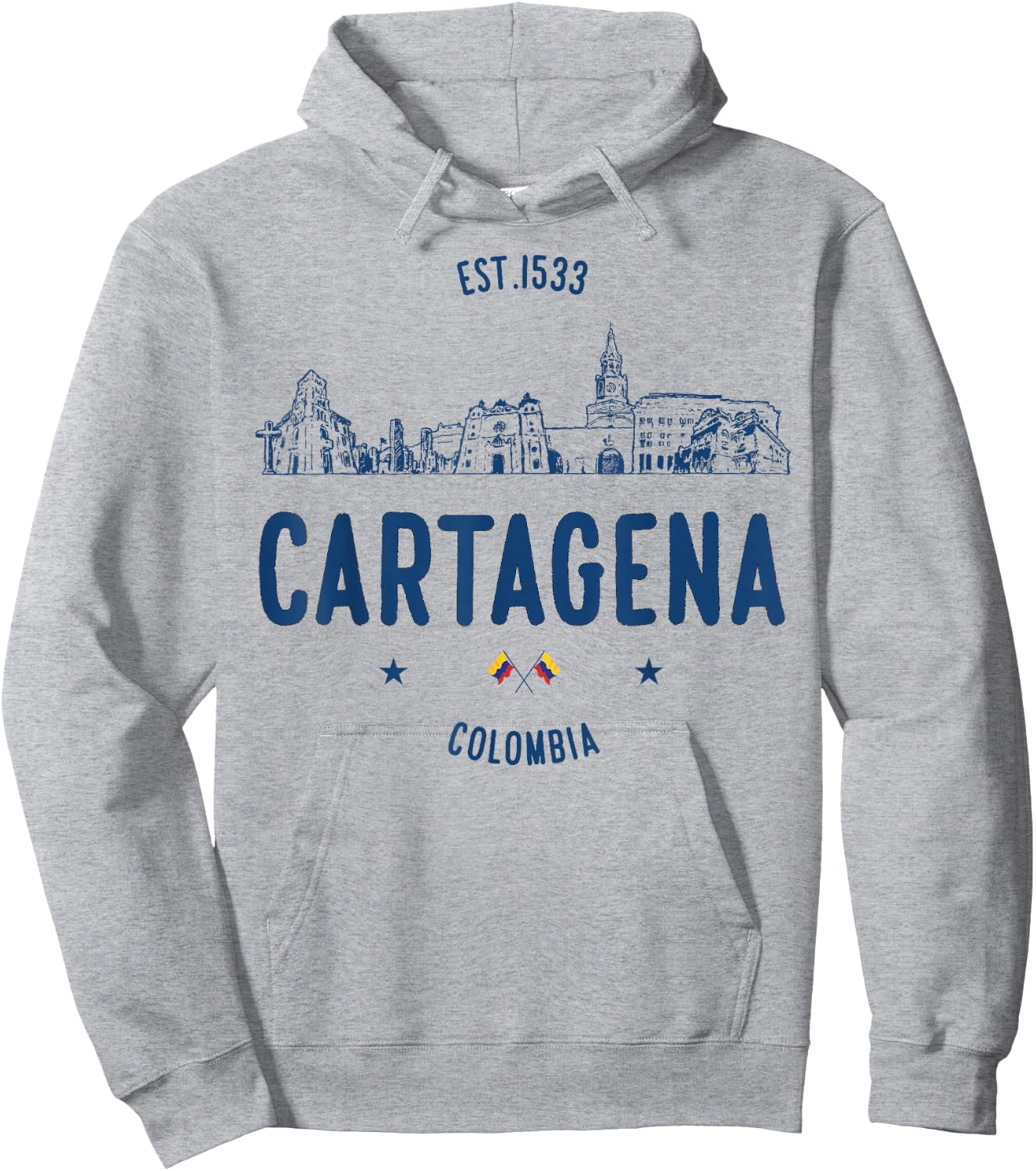 Cartagena Colombia Travel Hoodie - Hoodie | Ash