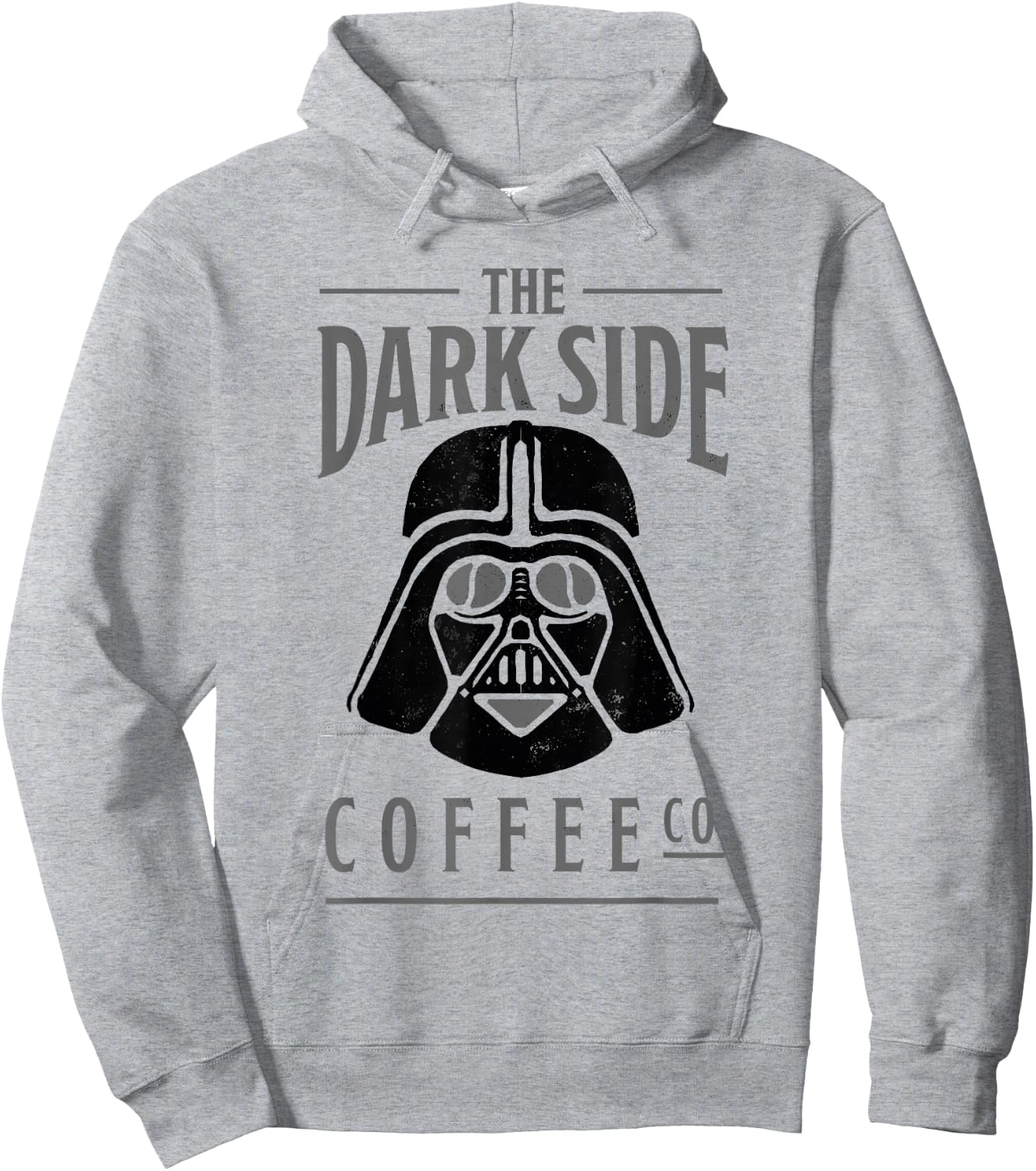 Star Wars Classic The Dark Side Coffee Co. Darth Vader Retro Hoodie - Hoodie | Ash