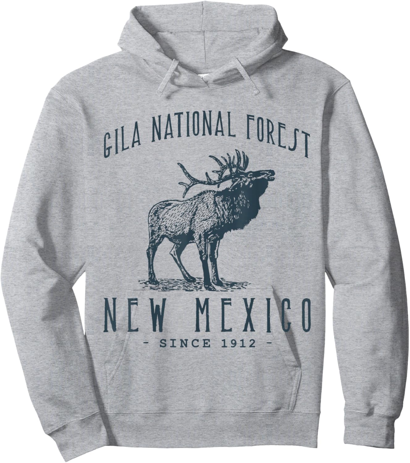 Gila National Forest Elk Hunting in New Mexico Hoodie - Hoodie | Ash