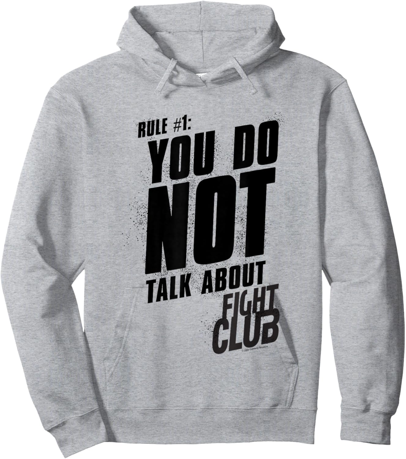 Fight Club Rule #1 You Do Not Talk About Fight Club Retro Hoodie - Hoodie | Ash