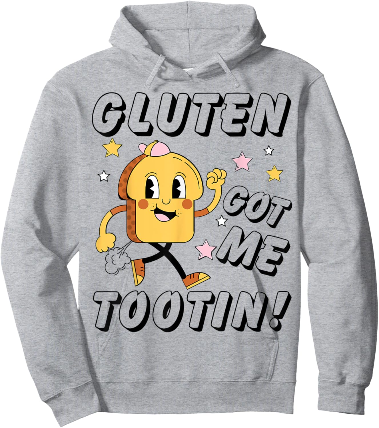 Gluten Got Me Tootin - Gluten Allergy Celiac Disease Hoodie - Hoodie | Ash