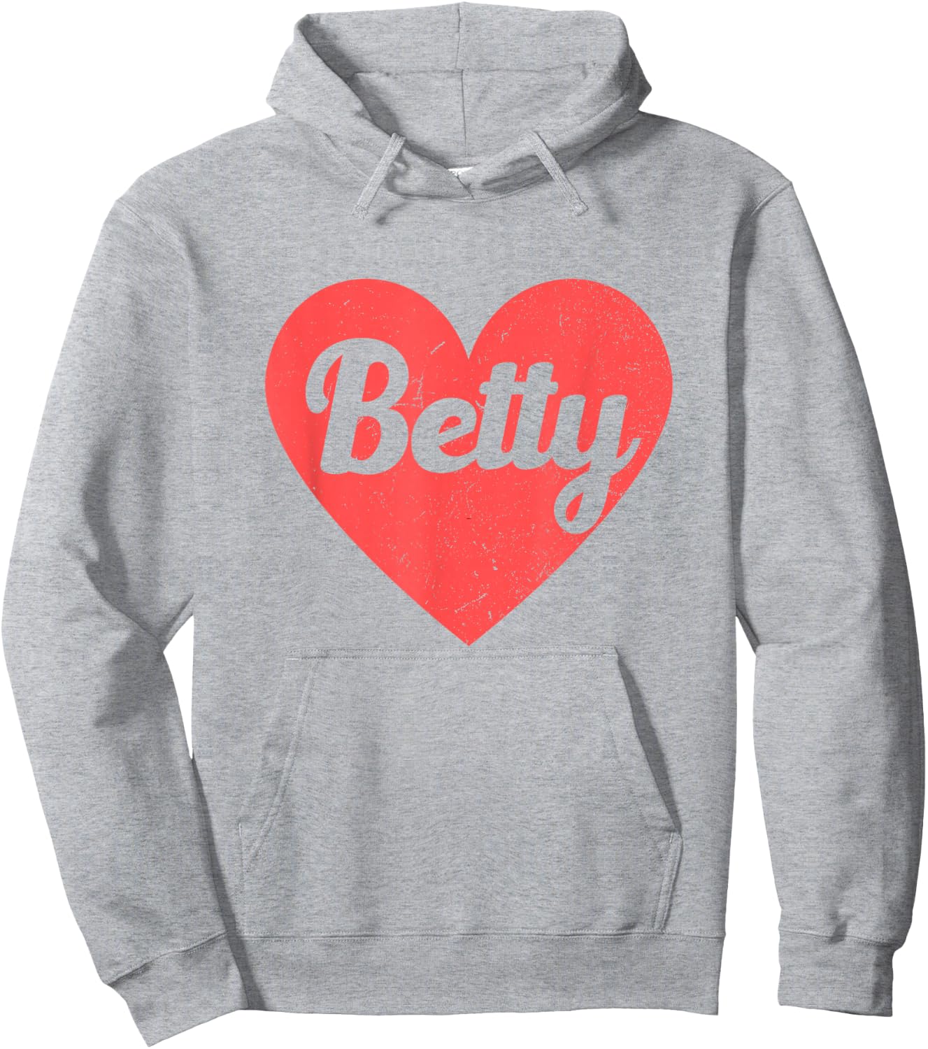 I Heart Betty - First Names And Hearts, I Love Betty Hoodie - Hoodie | Ash