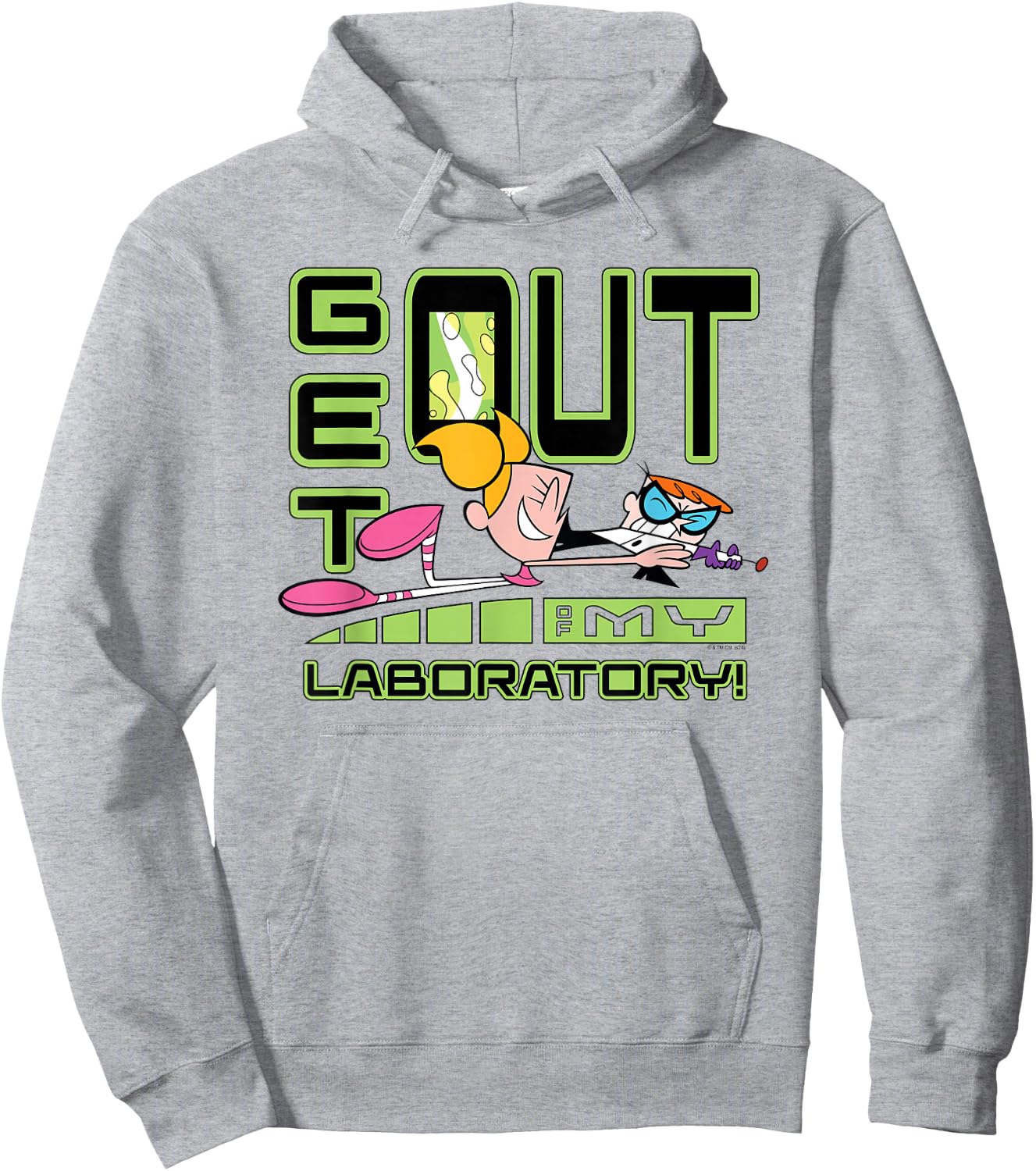 Dexter's Laboratory DeeDee Get Out of My Laboratory Cartoon Hoodie - Hoodie | Ash