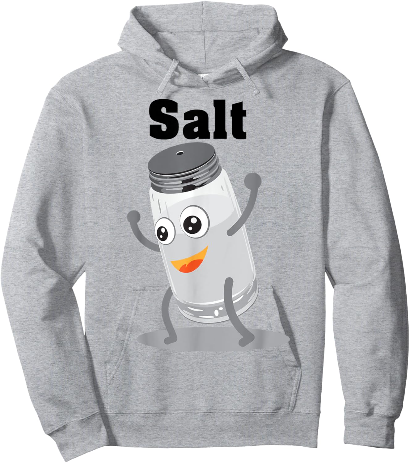 Salt Shirt | Funny Power Matching Salt and Pepper Gift Hoodie - Hoodie | Ash