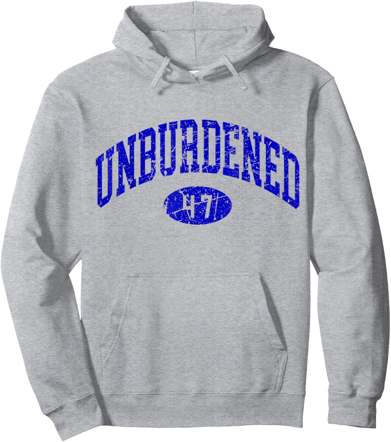 Unburdened By What Has Been Funny Vote 2024 Varsity Vintage Hoodie - Hoodie | Ash