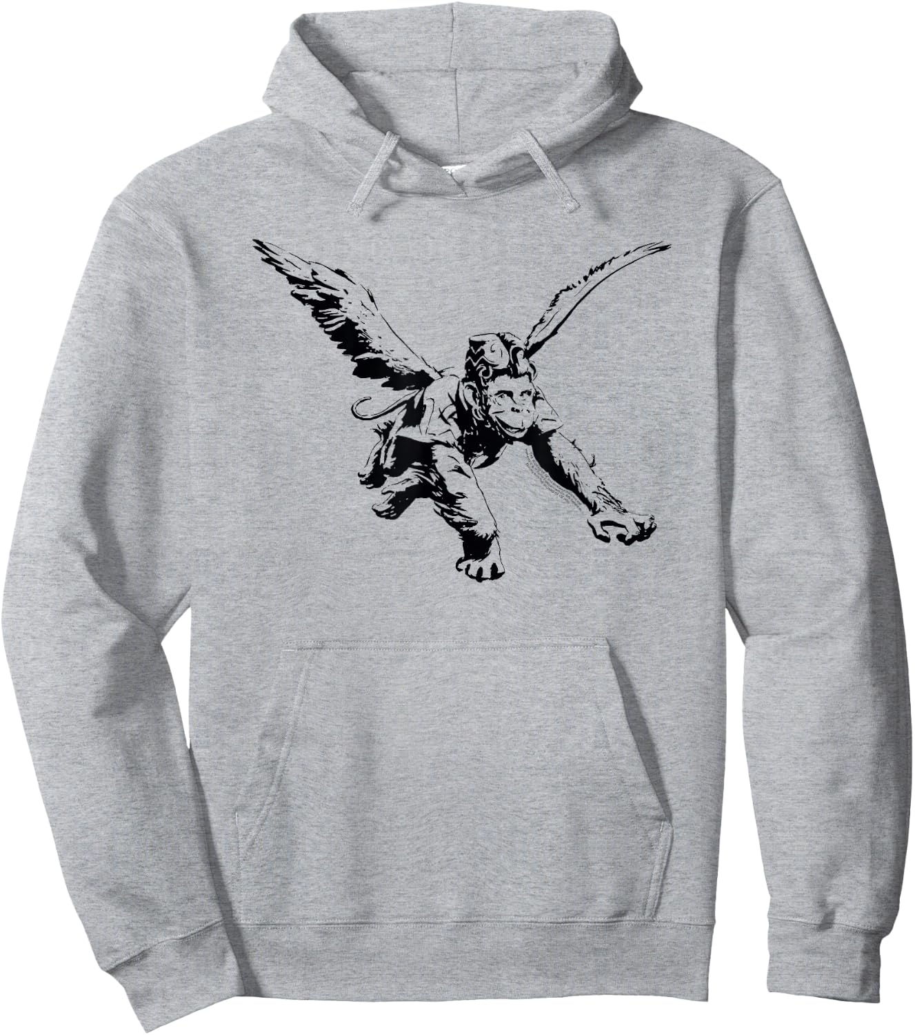 The Wizard of Oz Flying Monkey Hoodie - Hoodie | Ash