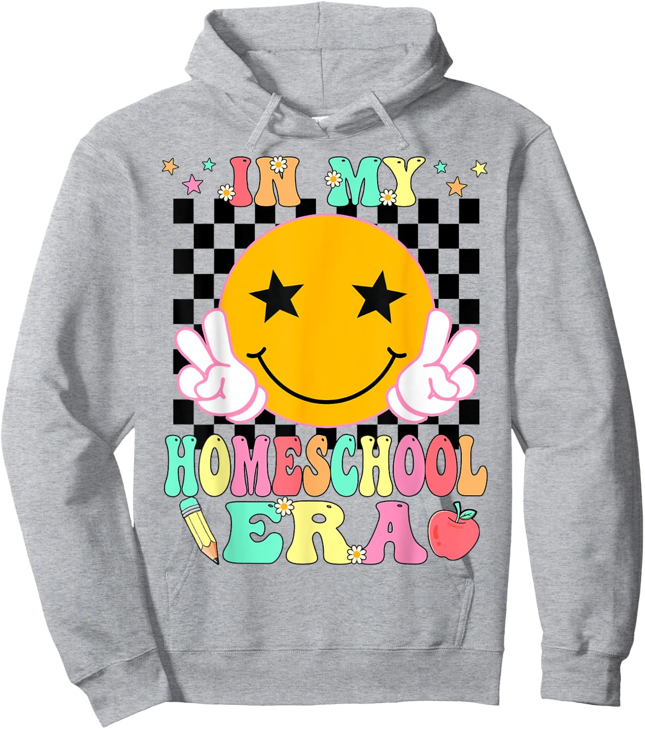 In My Homeschool Era Teacher Back to School Student Kids Hoodie - Hoodie | Ash