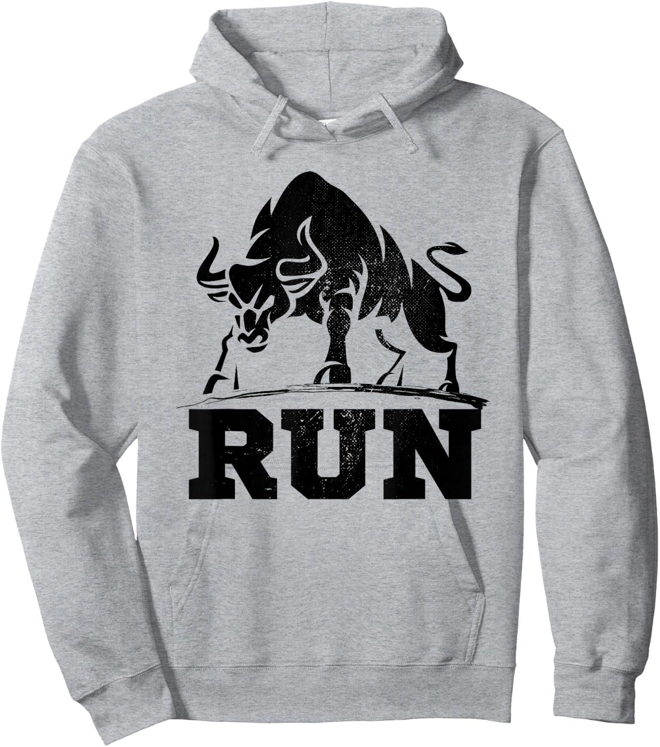 Raging Bulls Running of Bull Bullfight Cowboys Lover Animal Hoodie - Hoodie | Ash
