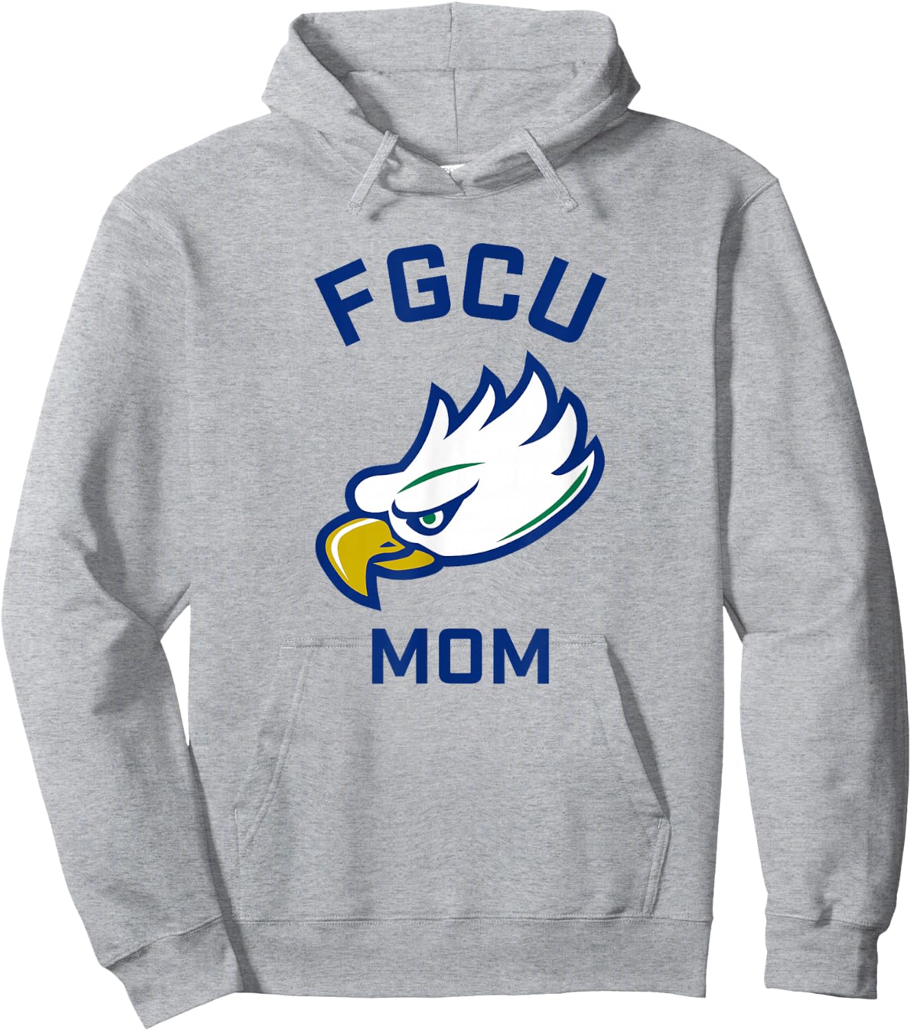 Florida Gulf Coast University FGCU Eagles Arched Mom Hoodie - Hoodie | Ash