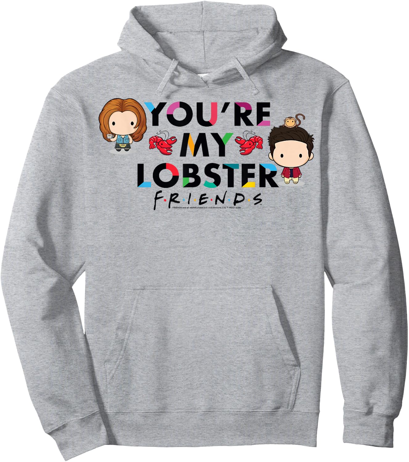 Friends Chibi You're My Lobster Hoodie - Hoodie | Ash
