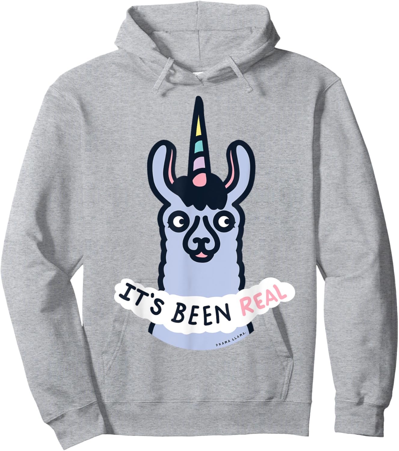 It's Been Real Llamacorn Unicorn Last Day of Work Shirt Hoodie - Hoodie | Ash
