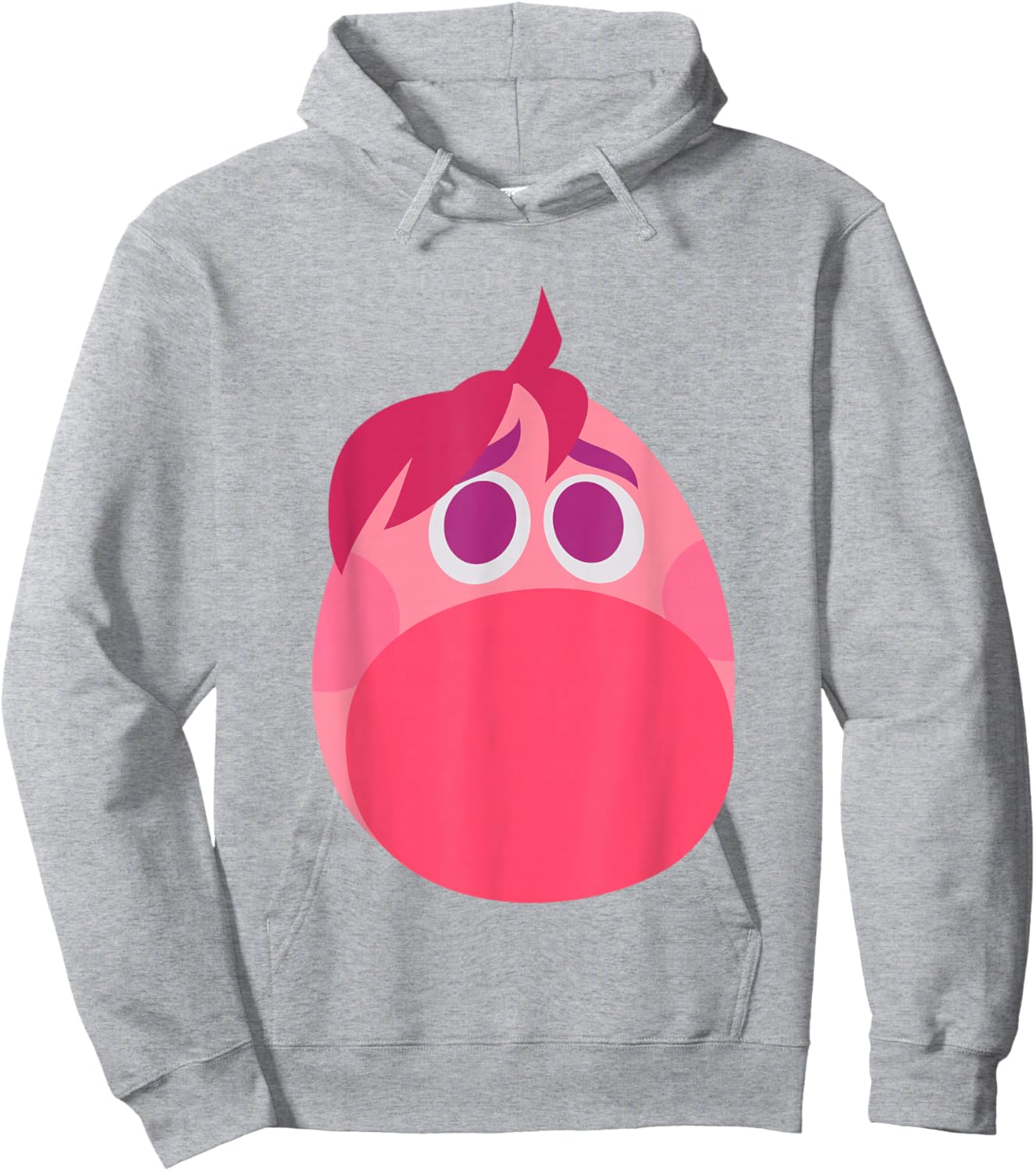 Disney Pixar Inside Out 2 Embarrassment Big Head Logo Hoodie - Hoodie | Ash