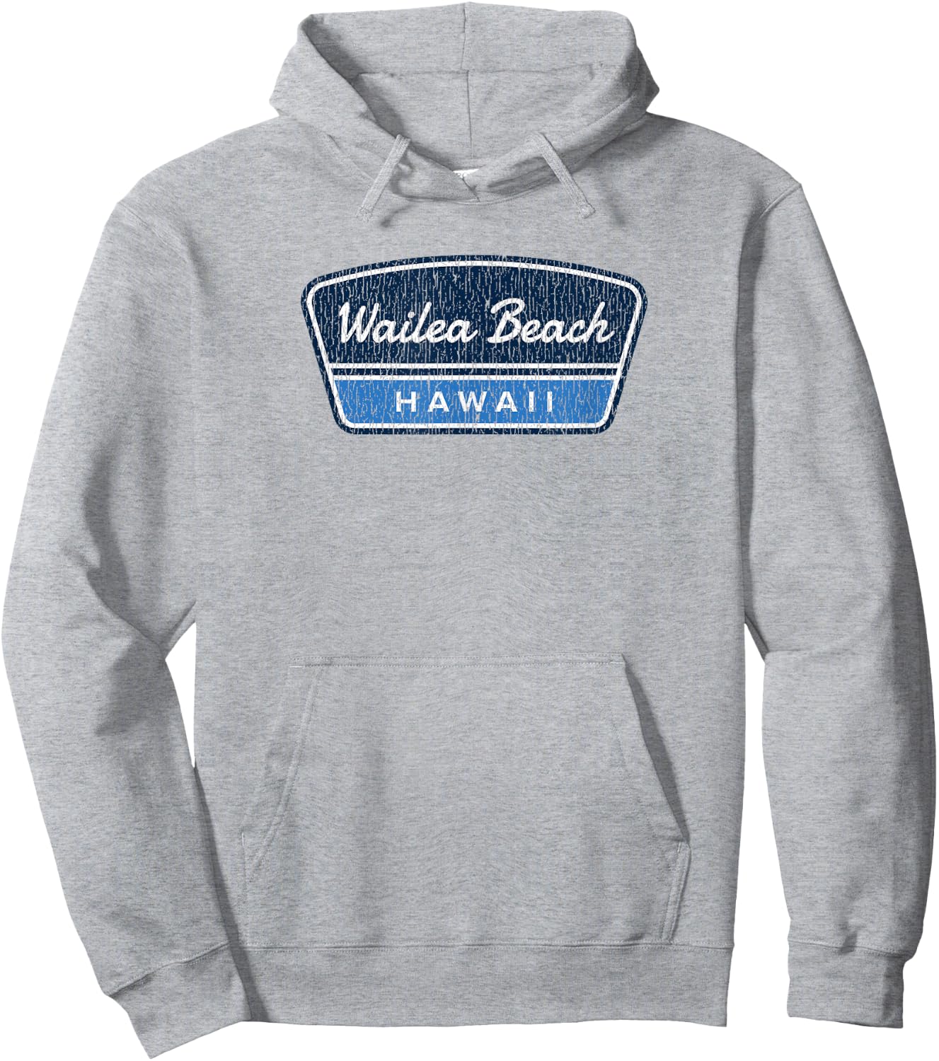 Retro Wailea Beach Hawaii Maui Vintage Souvenir Hoodie - Hoodie | Ash