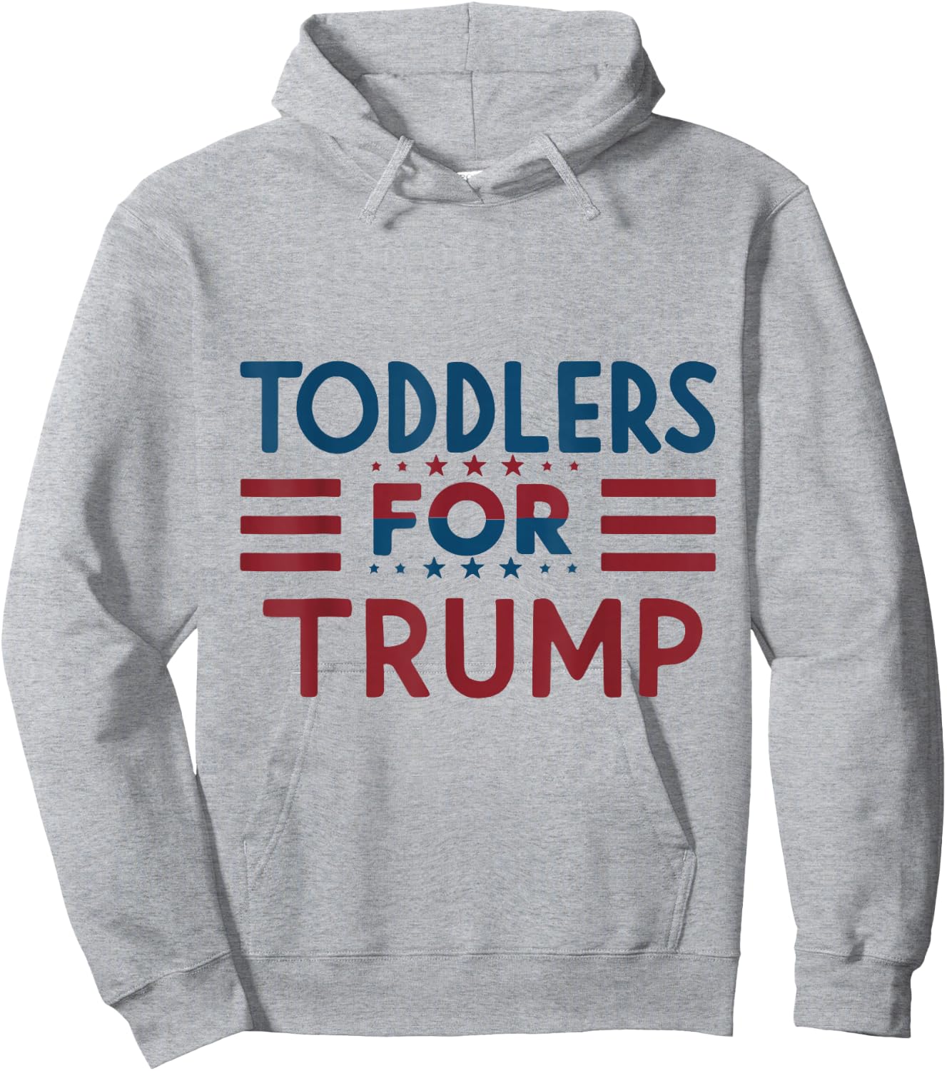 Toddlers for Trump Kids Trump 2024 Hoodie - Hoodie | Ash