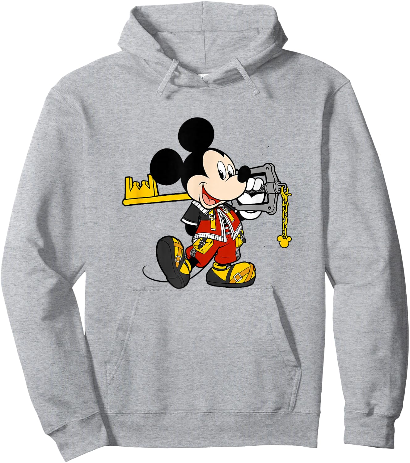 Disney Kingdom Hearts King Mickey Classic Keyblade Outfit Hoodie - Hoodie | Ash