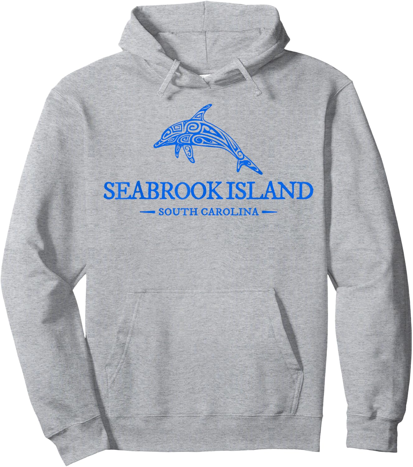 Seabrook Island South Carolina Dolphin Boys Girls Hoodie - Hoodie | Ash