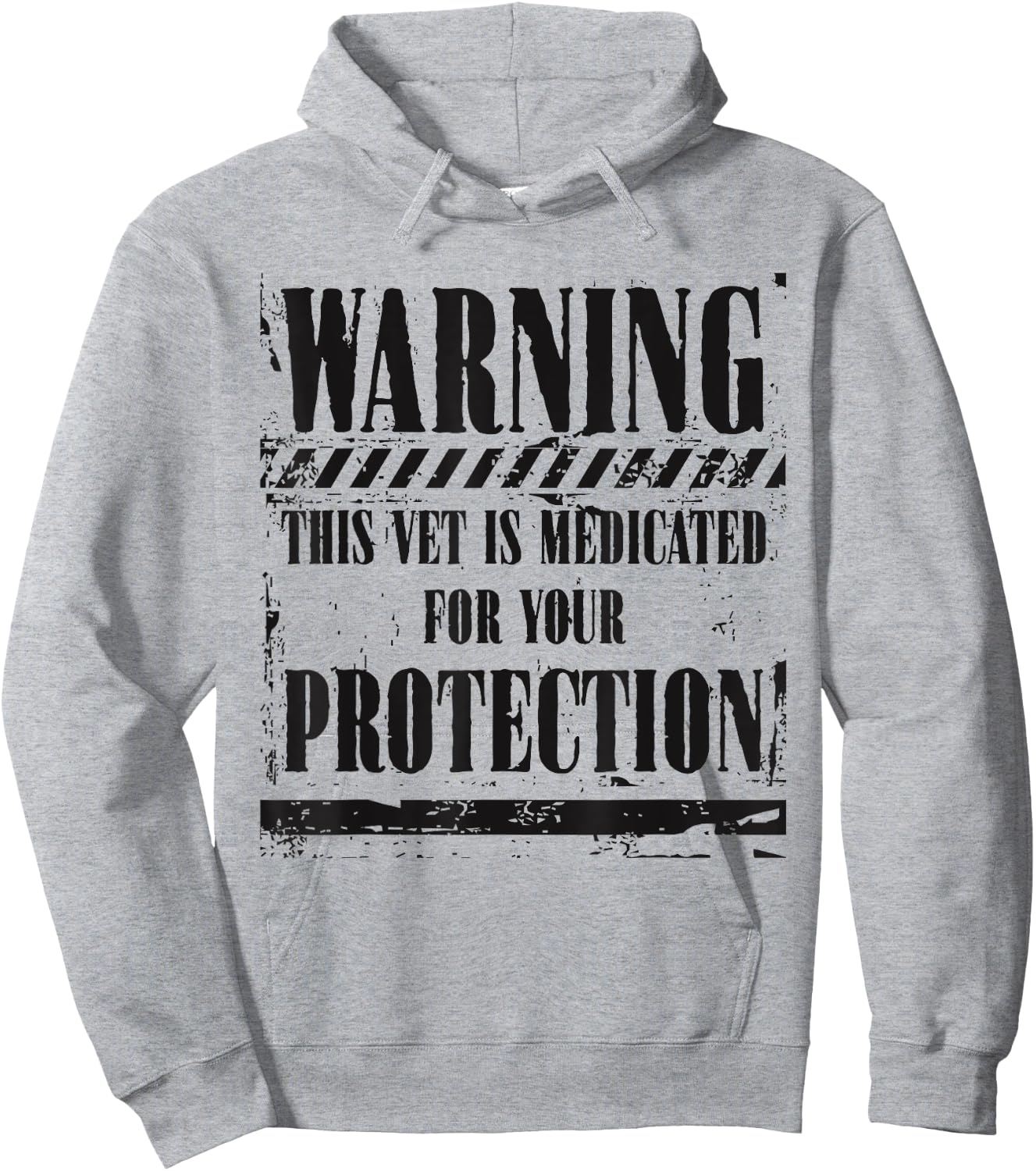 Patriotic Veteran This Vet Is Medicated For Your Protection Hoodie - Hoodie | Ash