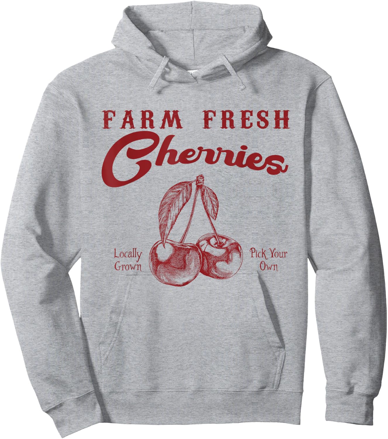 Farm Fresh Cherries Hoodie - Hoodie | Ash
