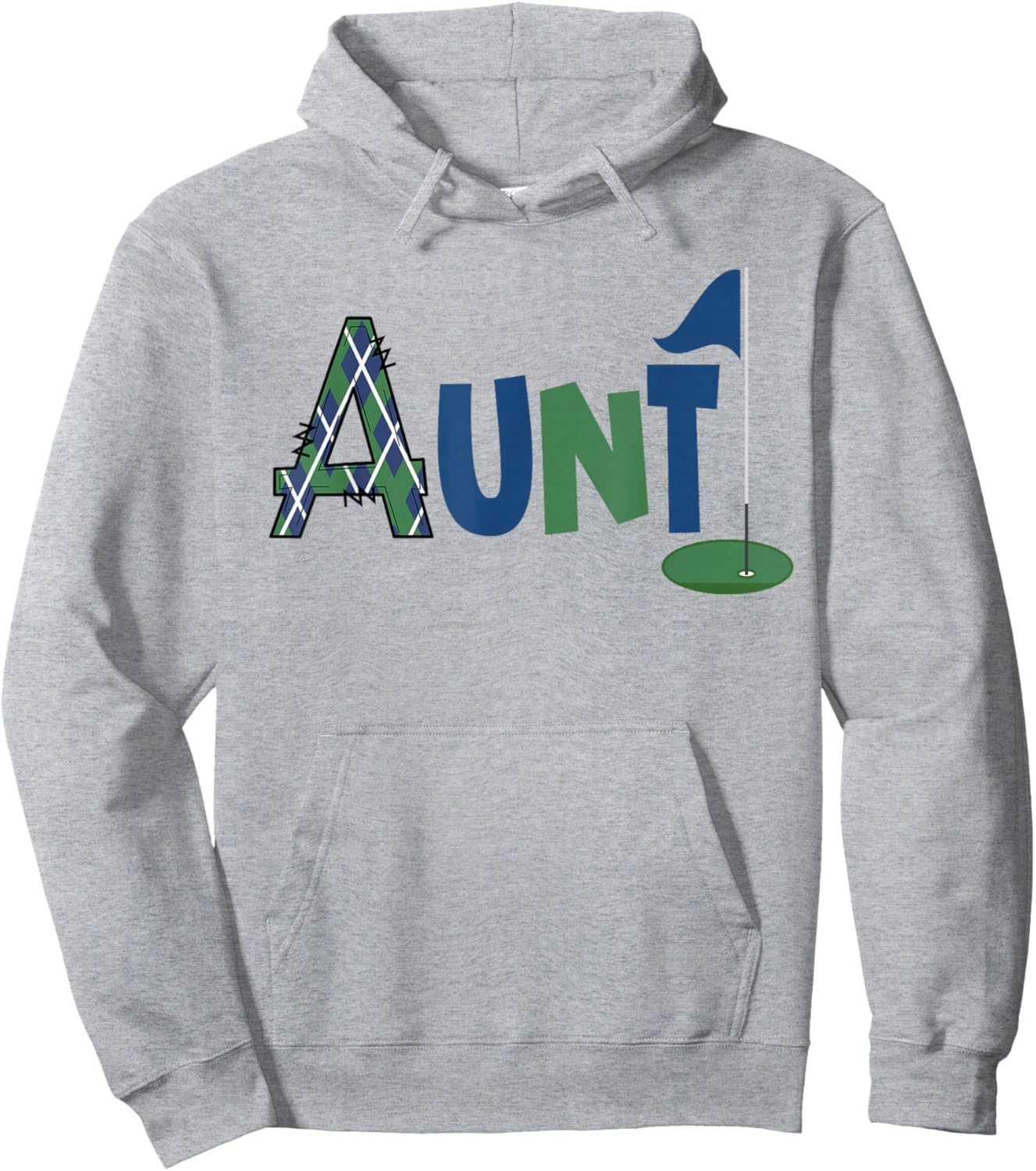 Aunt of The Birthday Boy Hole in One Golf Sport Matching Hoodie - Hoodie | Ash